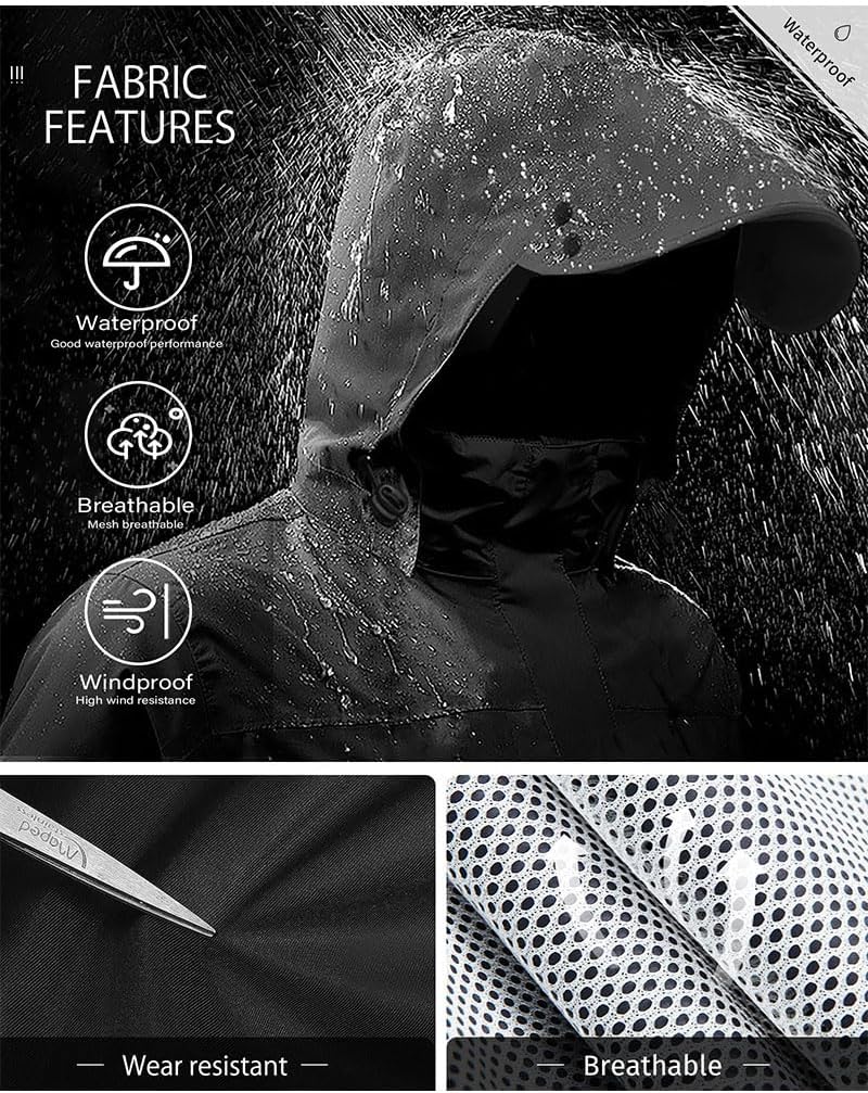 iCreek Eco-Friendly Waterproof jacket and pants 2 in 1 Set