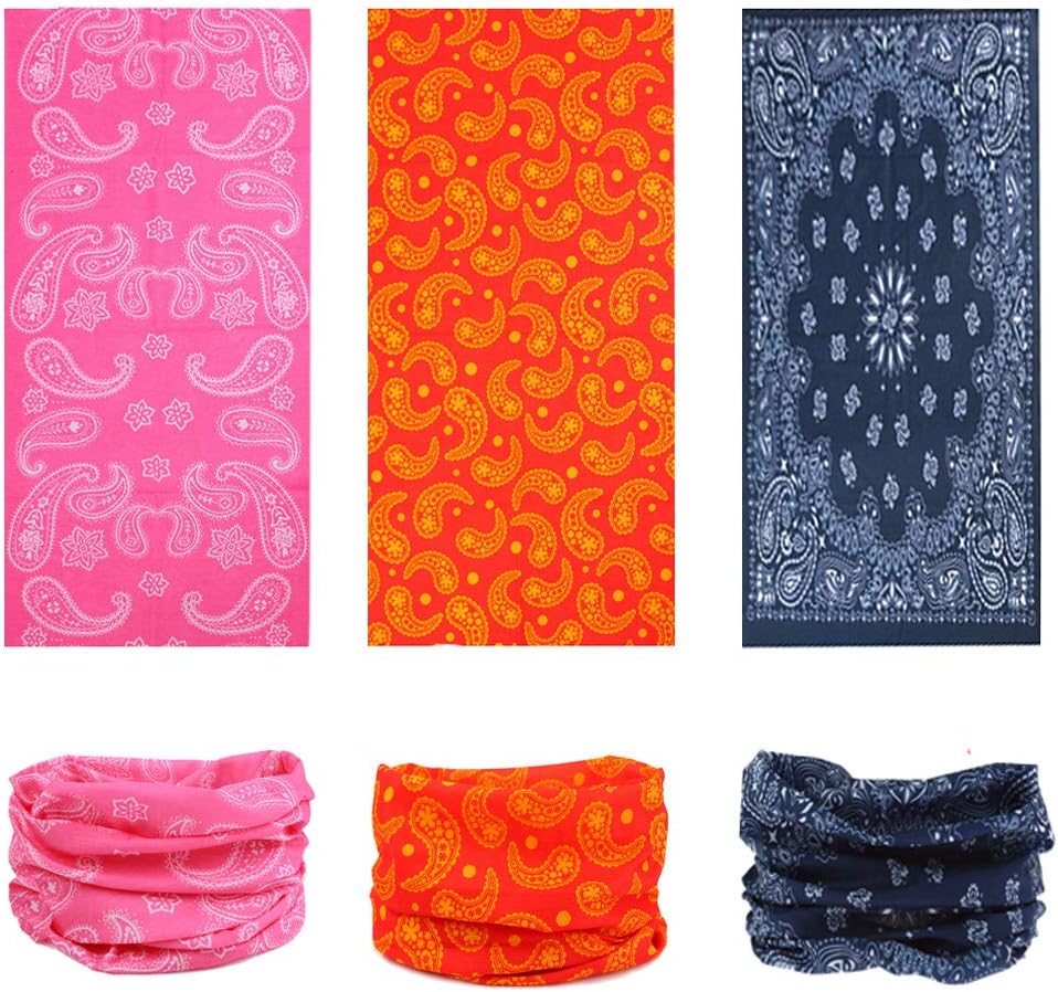 25x48cm neck gaiter headband for Face Mask More
