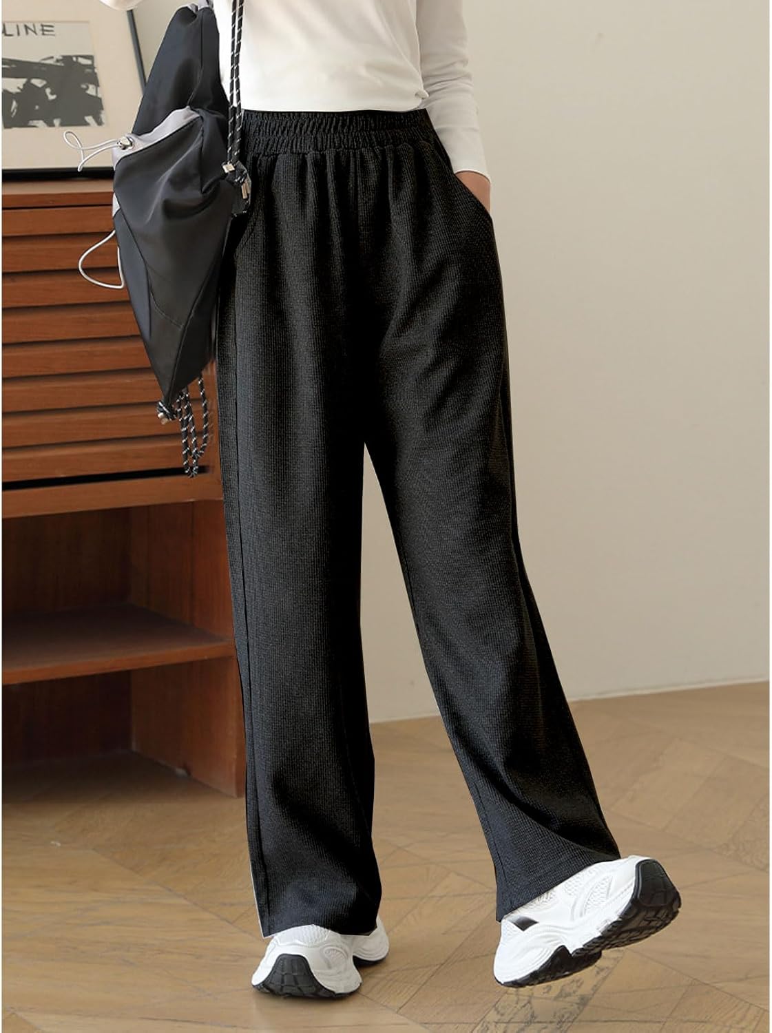 Thoughtful Kids Wide Leg Sweatpants Soft Stretchy for Day Night