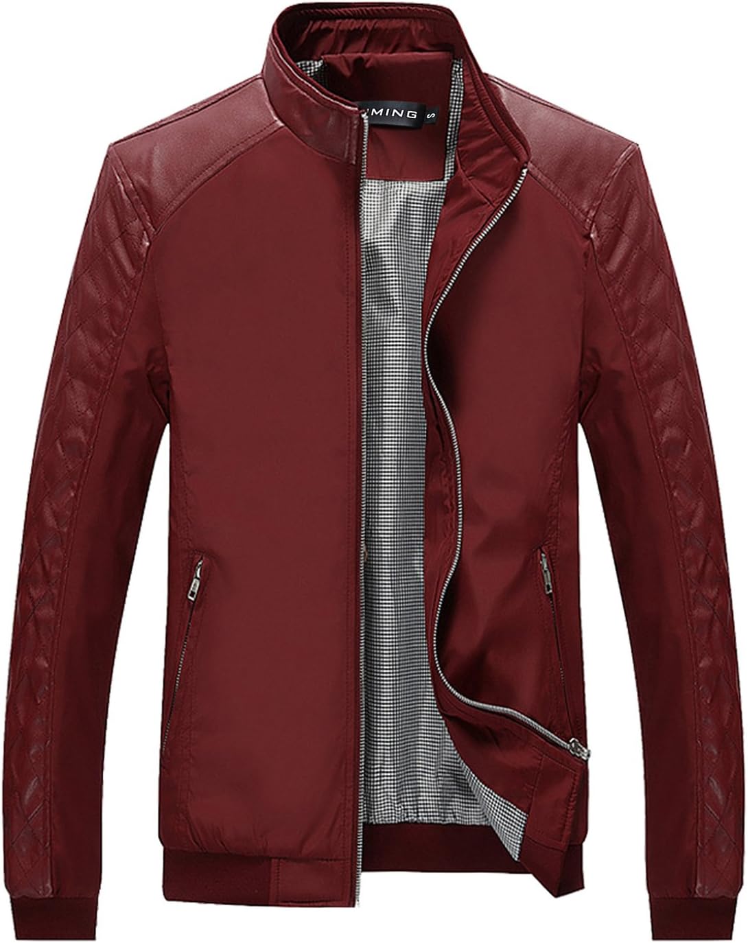 Tanming Mens Slim Fit Windbreaker Jacket