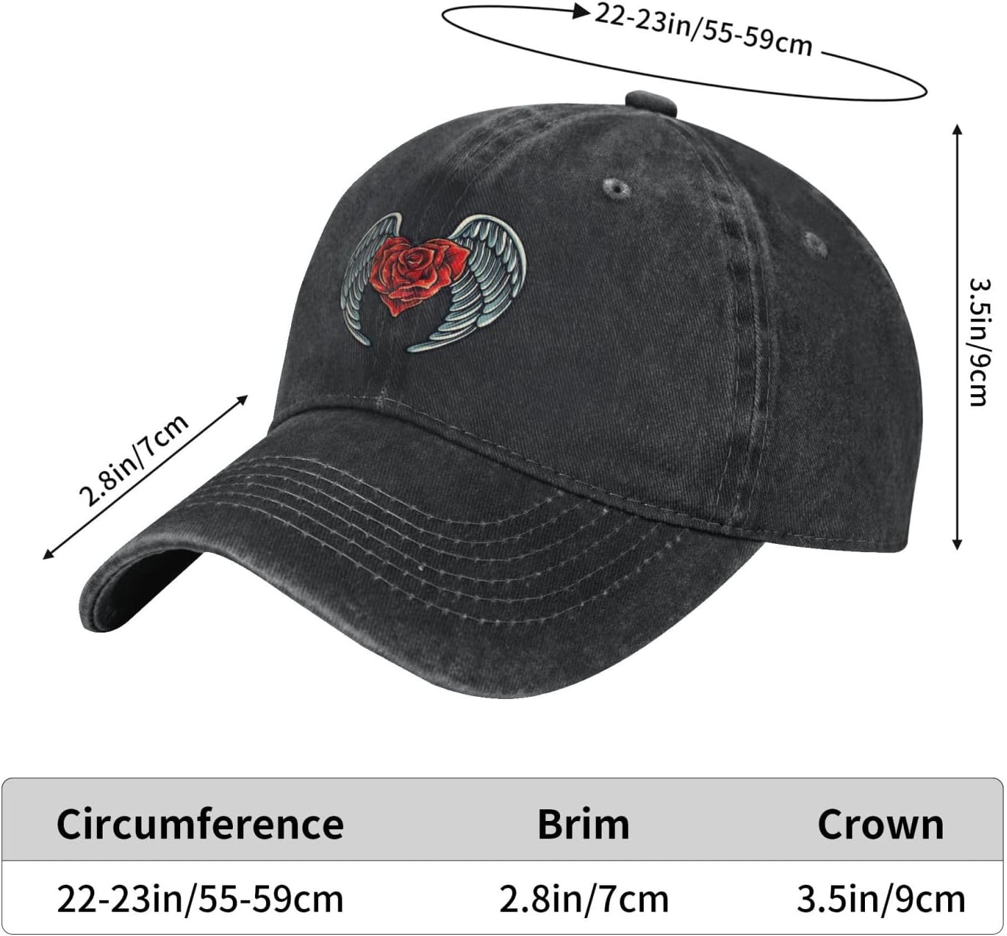 Flowers with Wings Sun Hat for Dad