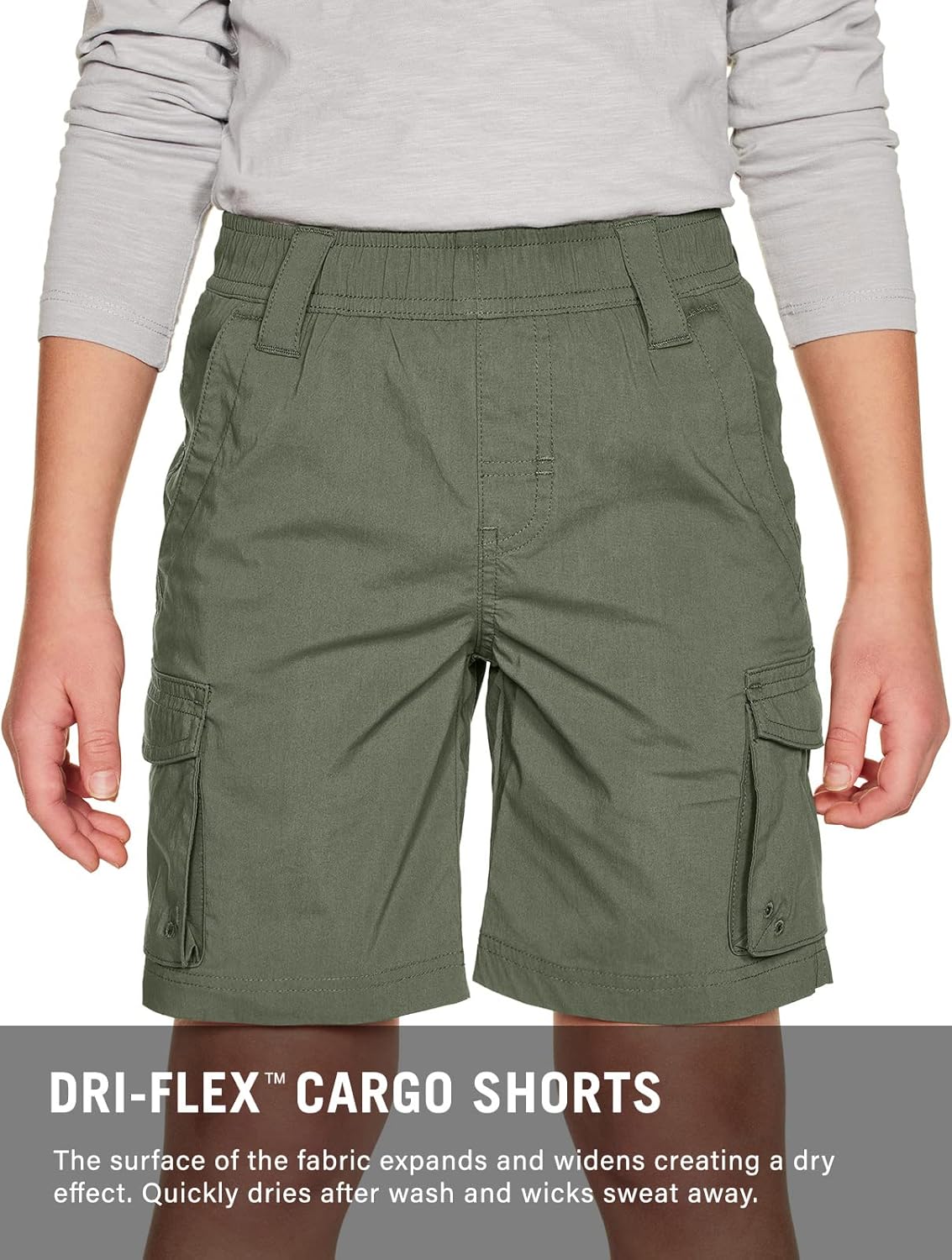 CQR Kids Youth Cargo Shorts for Outdoor Adventures