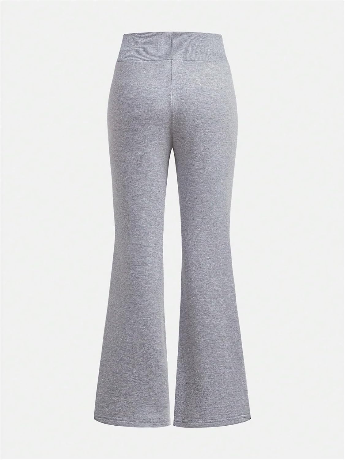 SOLY HUX Elastic High-Waisted Flared Leg Sweatpants