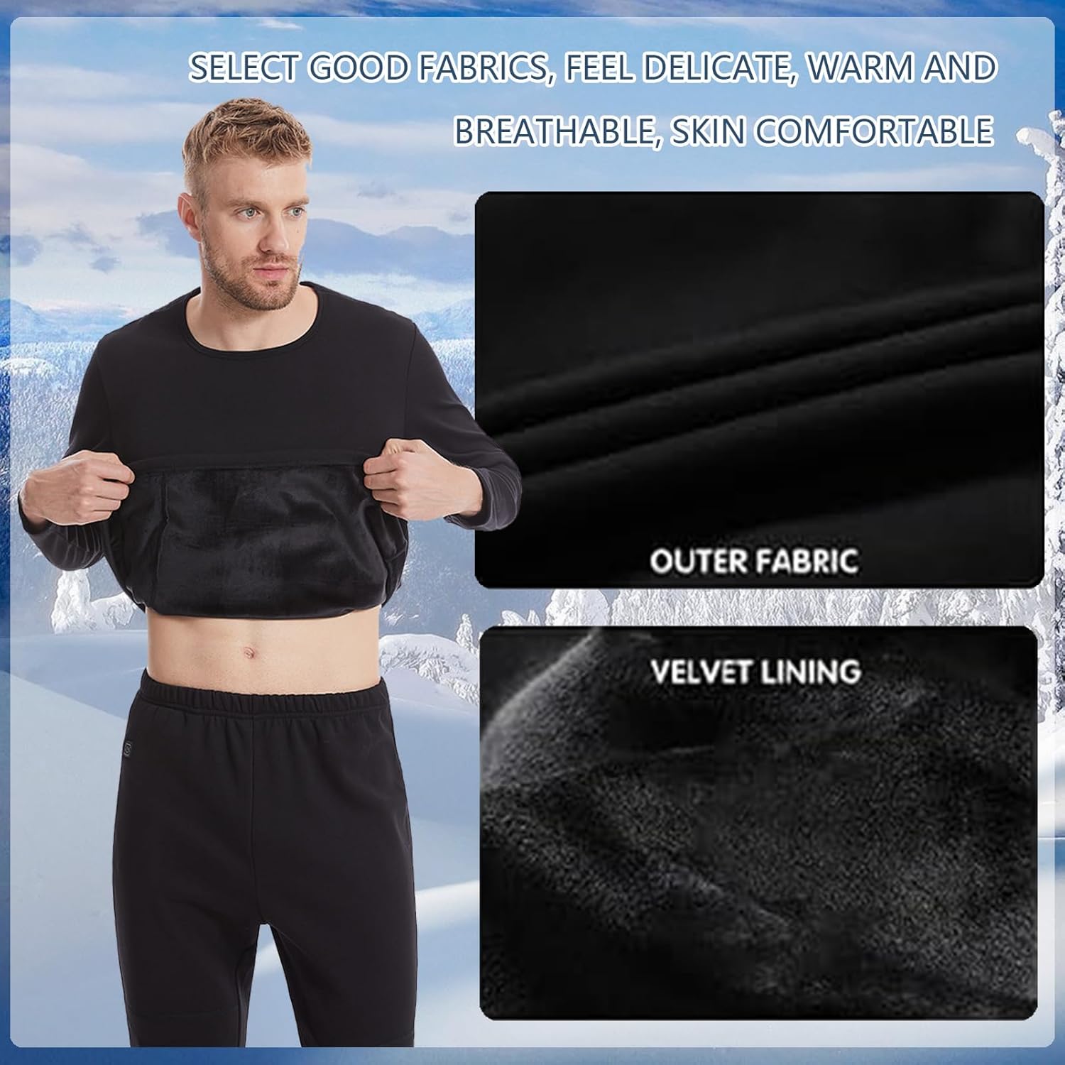 Experience Warmth with YANYNGS Electric Heating Underwear