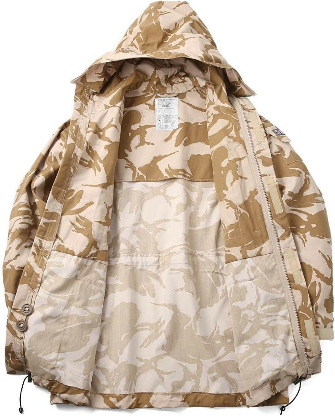 Experience the tactical adventures of the British army with this authentic parka