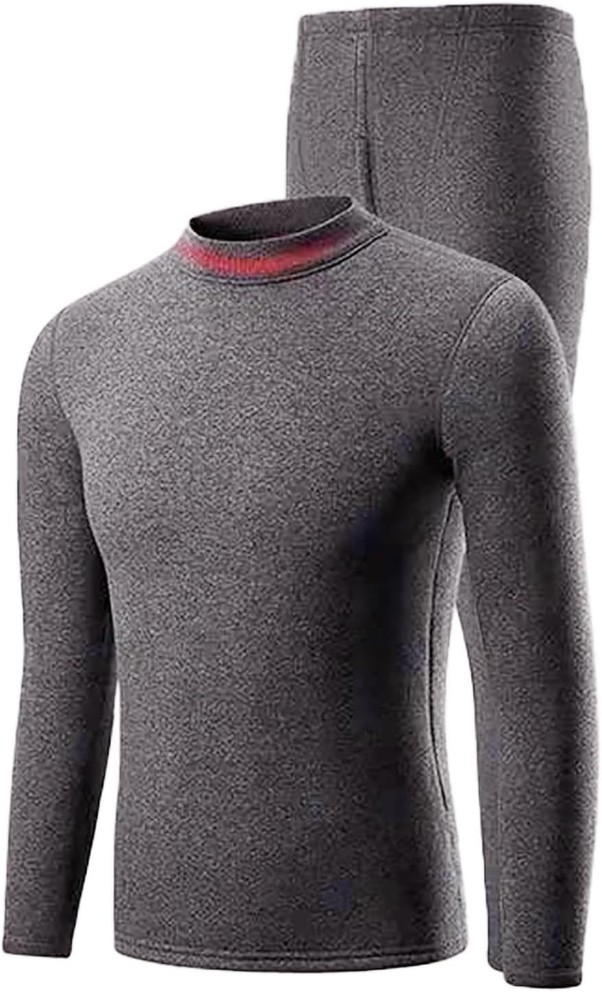 Mens Thermal Long Sleeve brush Pants for Hunting Underwear