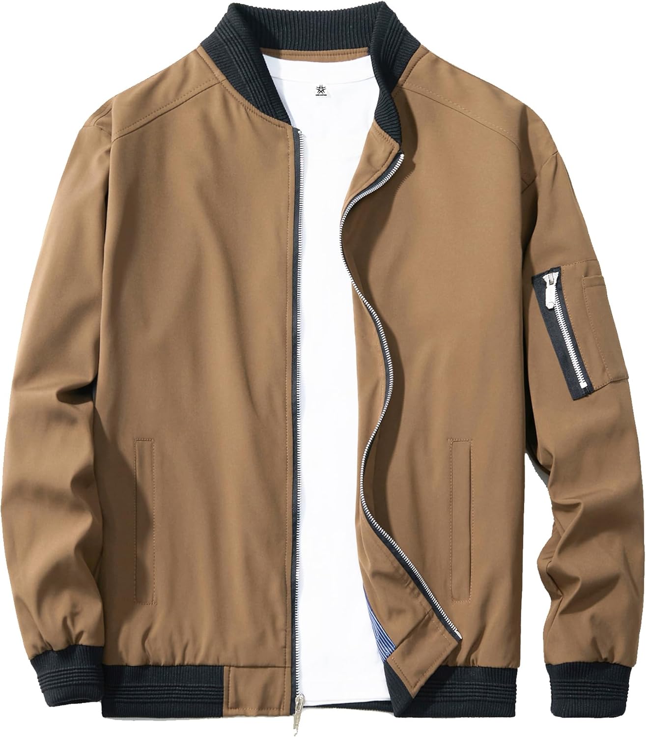 URBANFIND Mens Slim Fit Lightweight Sportswear Jacket