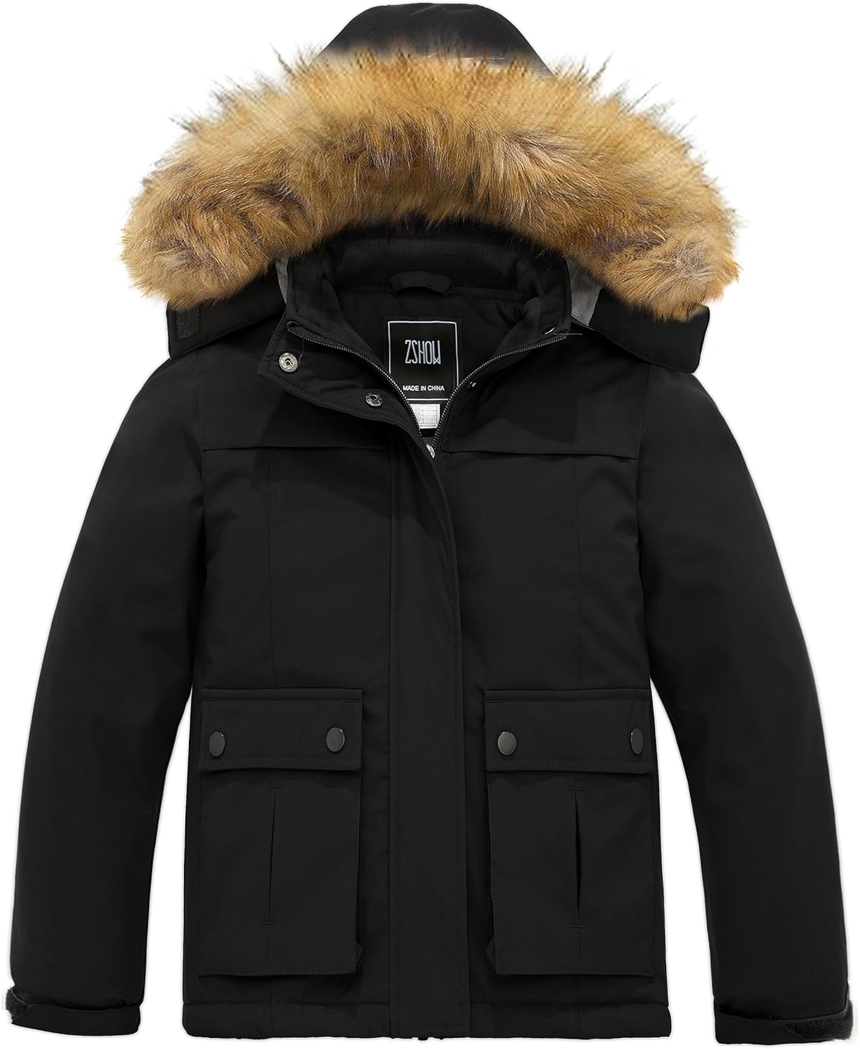 ZSHOW Girls Waterproof Ski Jacket