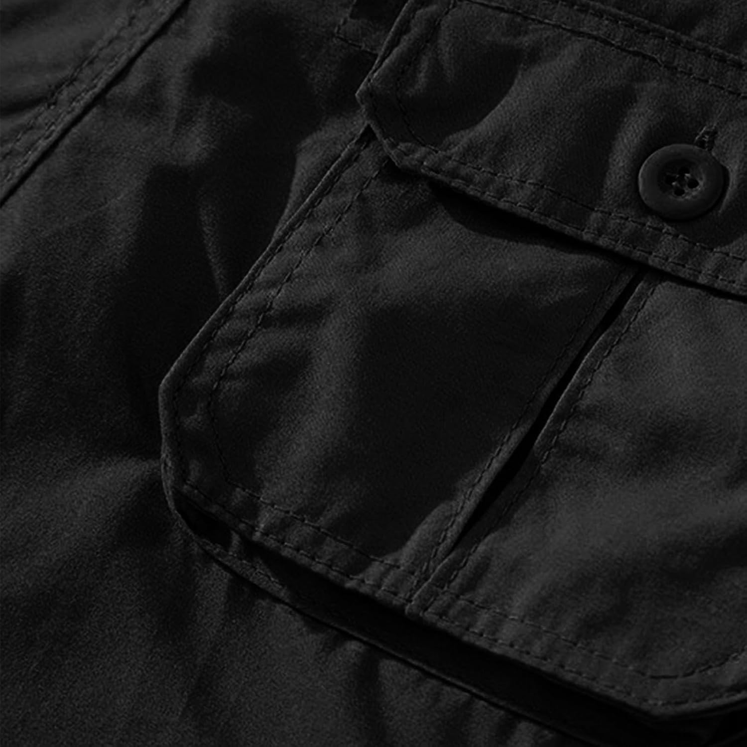 Xiaojmake Mens Cargo Workout Shorts Camo Design Elastic Waist Multiple Pockets
