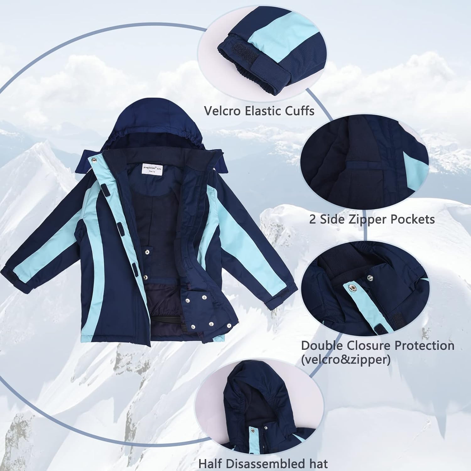 Waterproof Ski Jacket Perfect for Girls