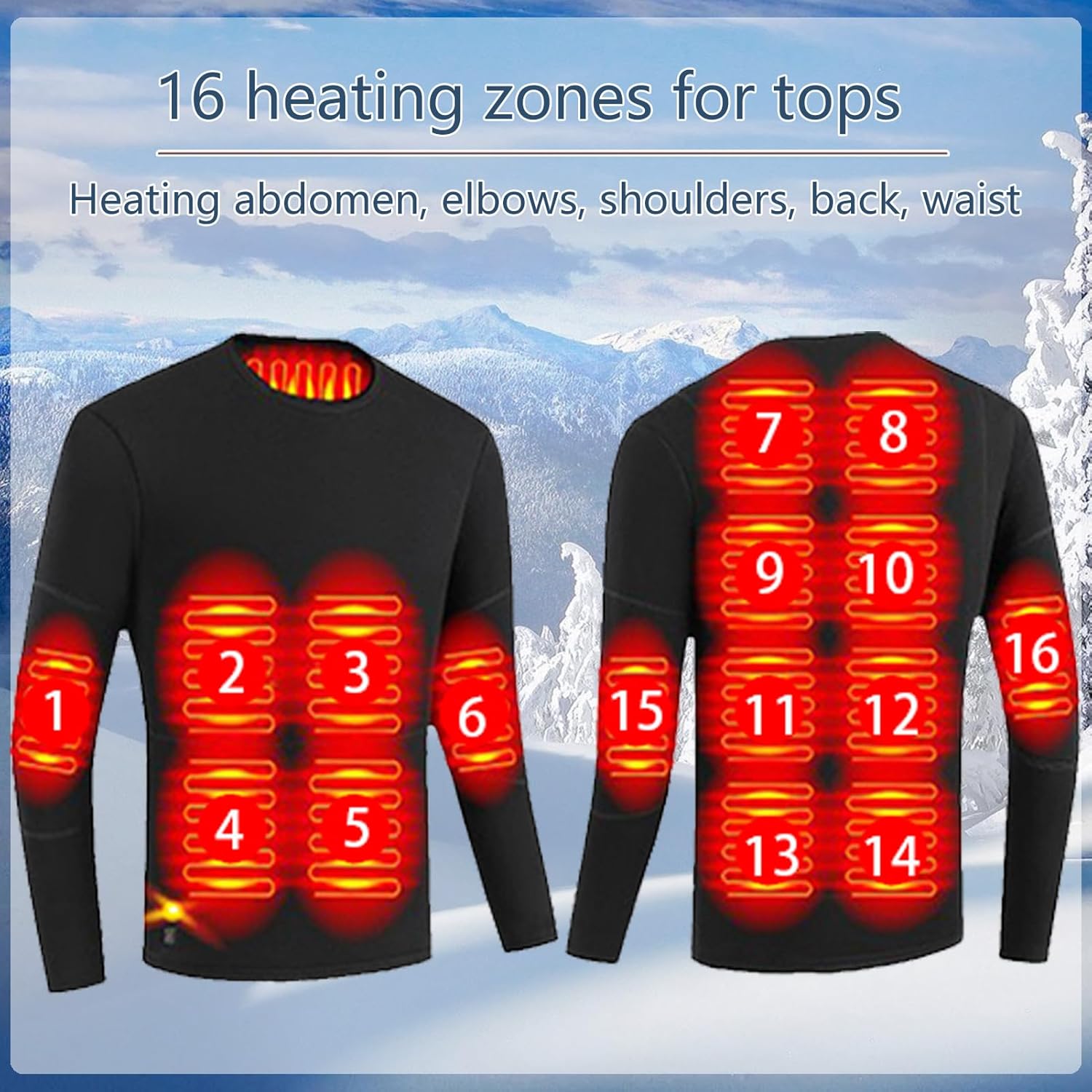 Experience Warmth with YANYNGS Electric Heating Underwear