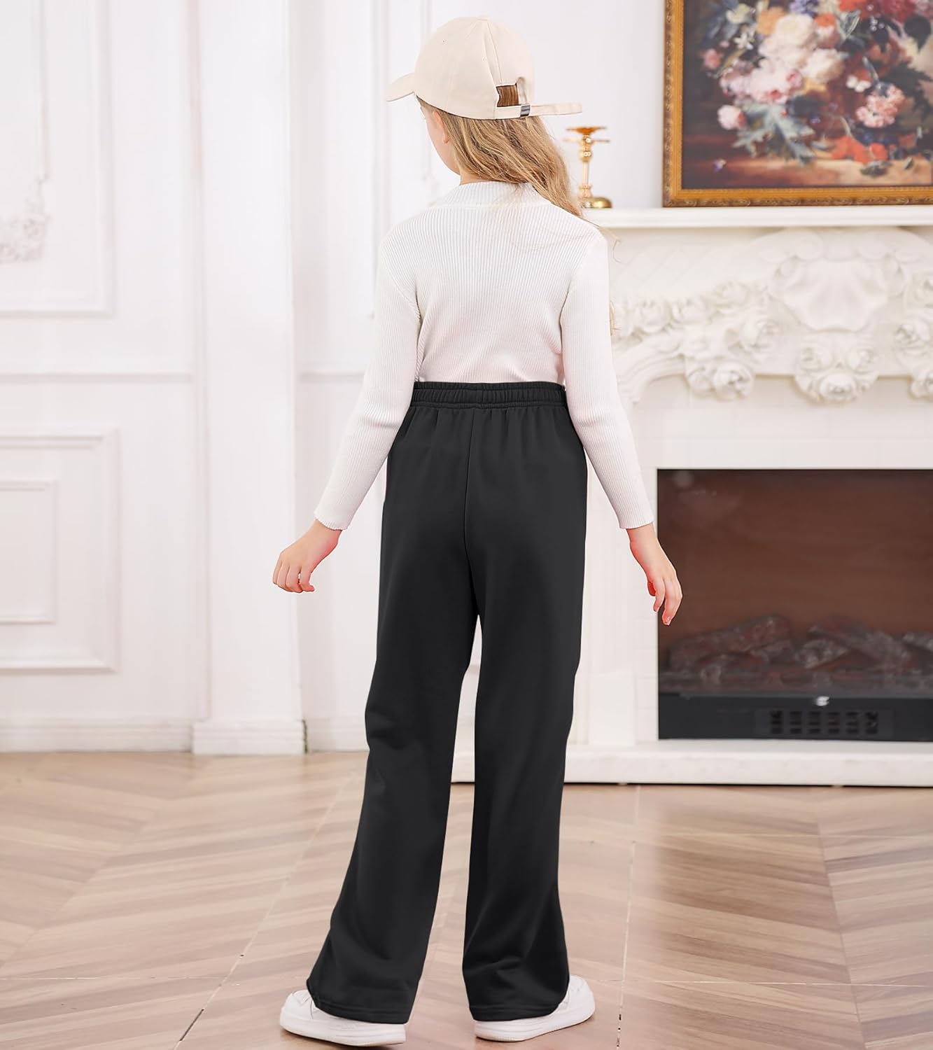 Wide Leg Elastic Pants