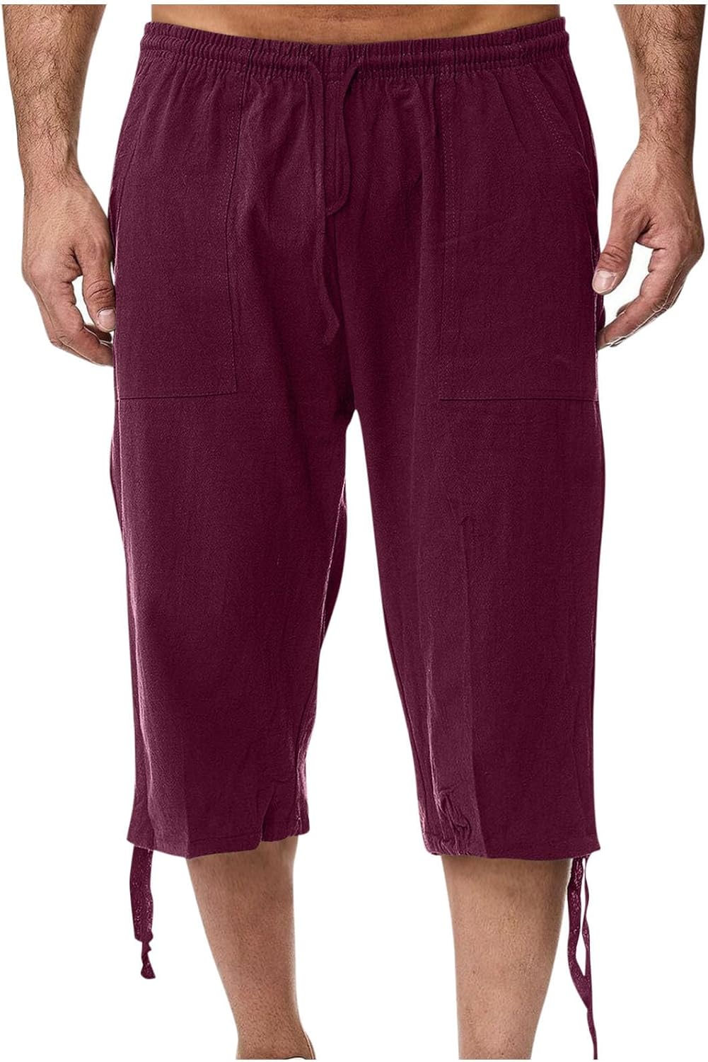 Premium Cotton Linen Shorts for Men - Casual Bottoms