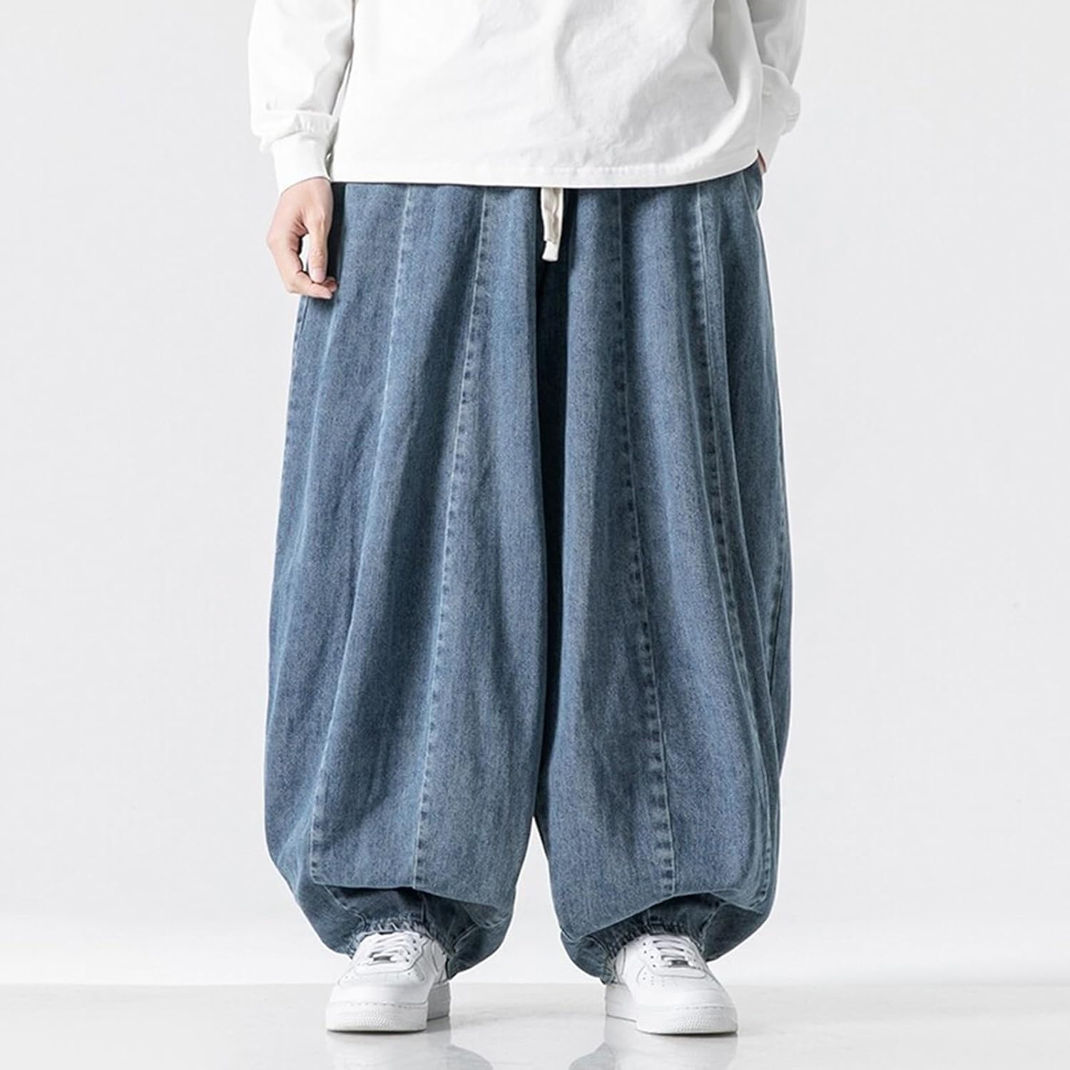 Harem Pants Draws-String Waist - Comfortable Stylish