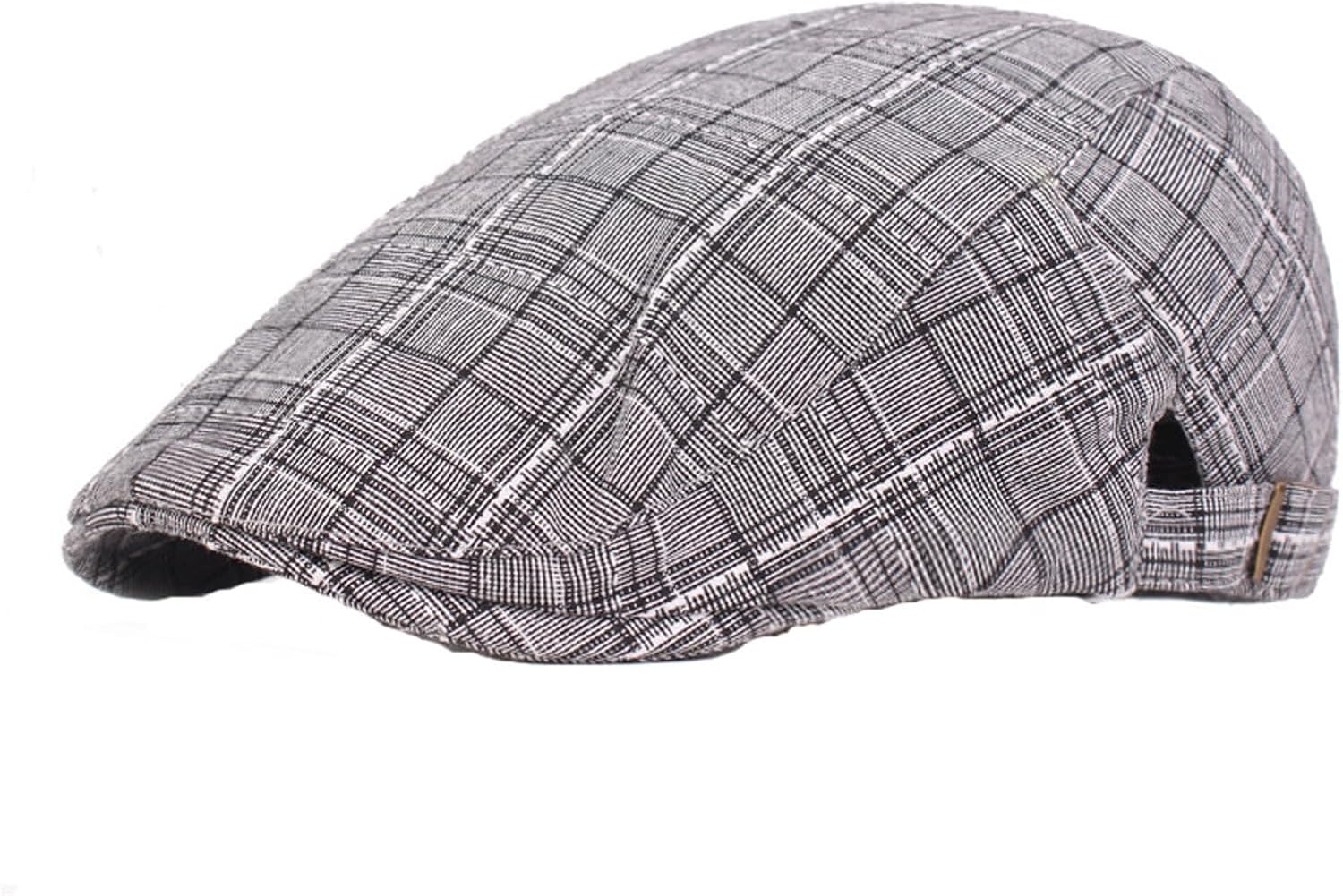 Adjustable Flat-Collared Cabie Hat for Men