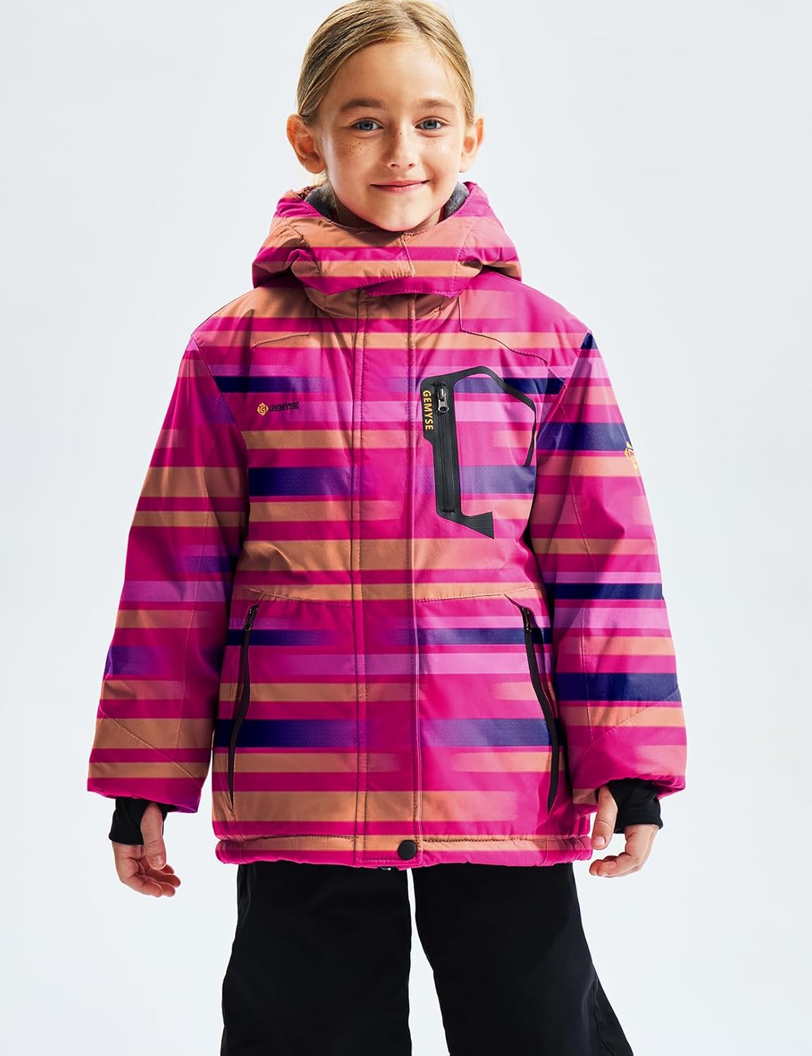 Gemyse Girls Waterproof Ski Jacket