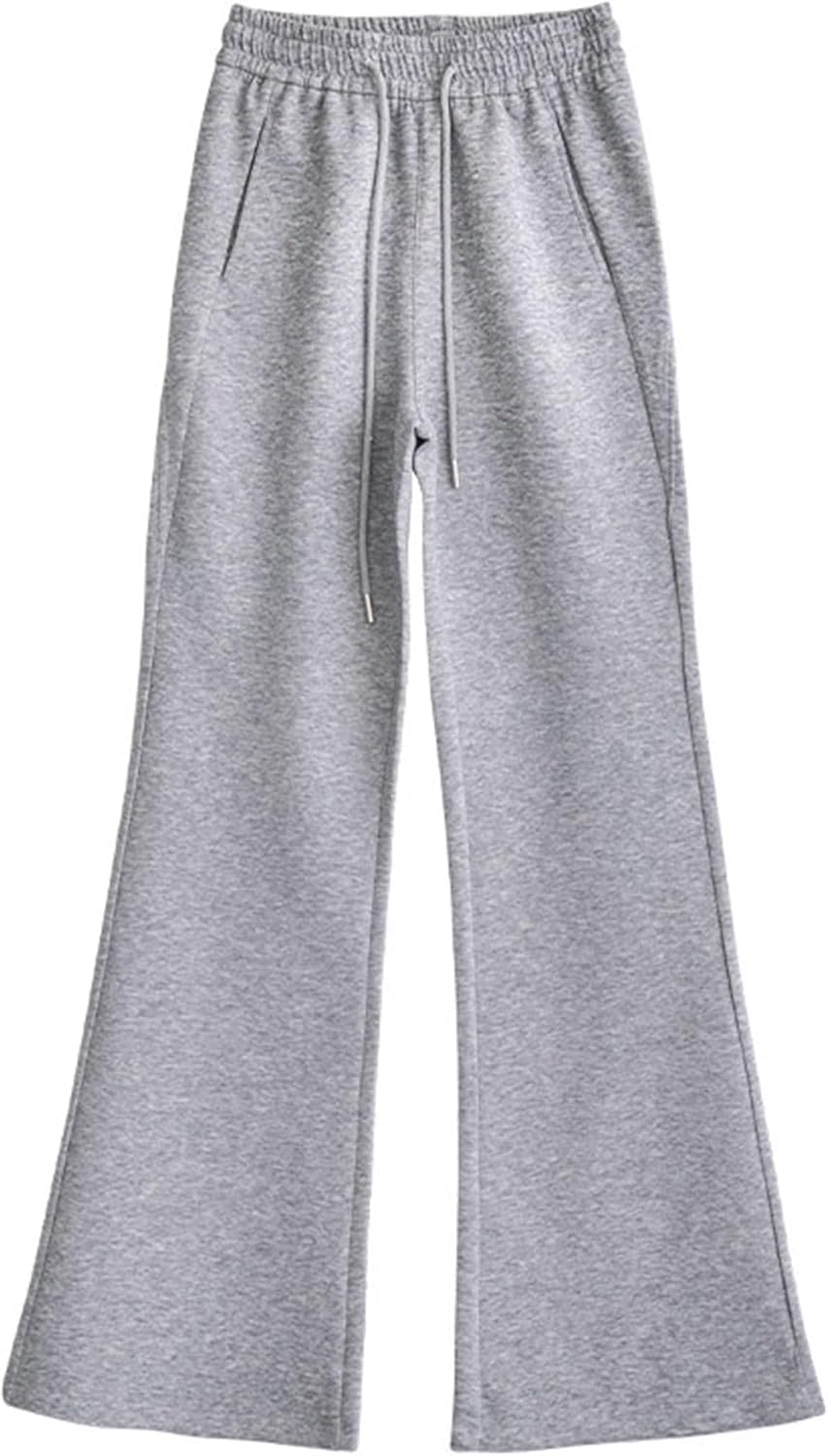 Kiench Flared Leg Sweats Trendy High Waist for Teens