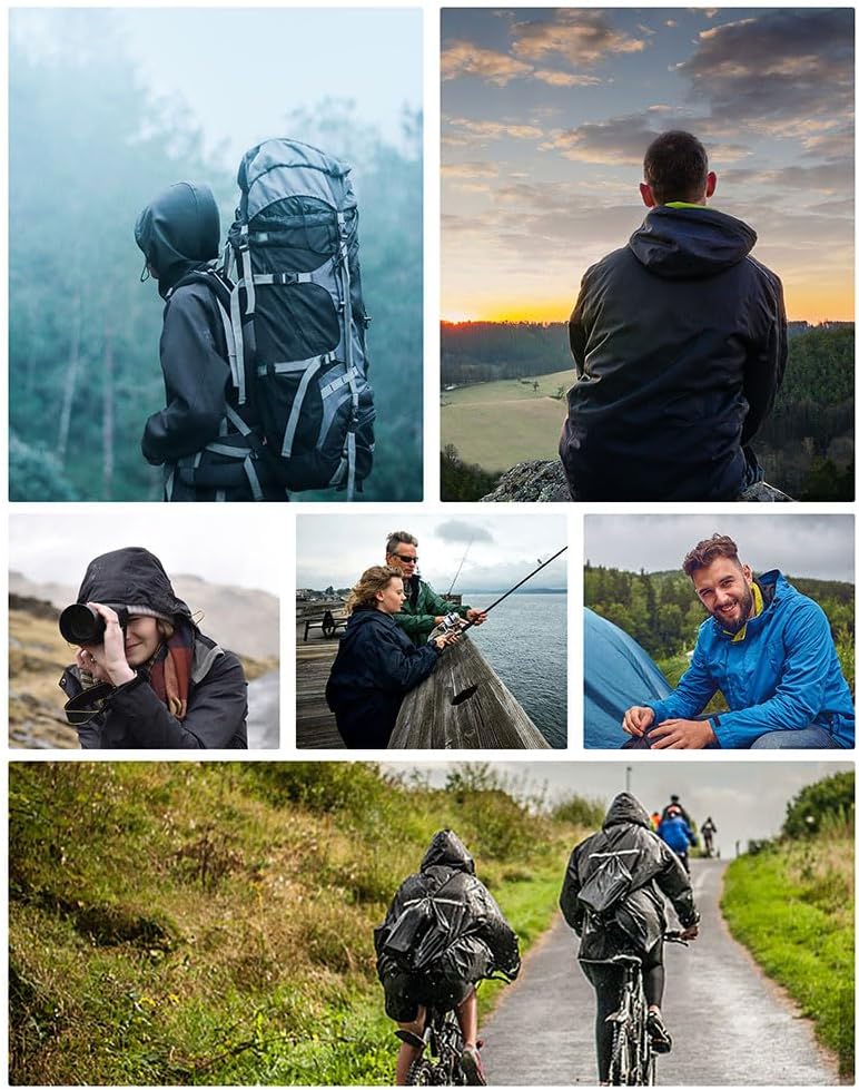 iCreek Eco-Friendly Waterproof jacket and pants 2 in 1 Set