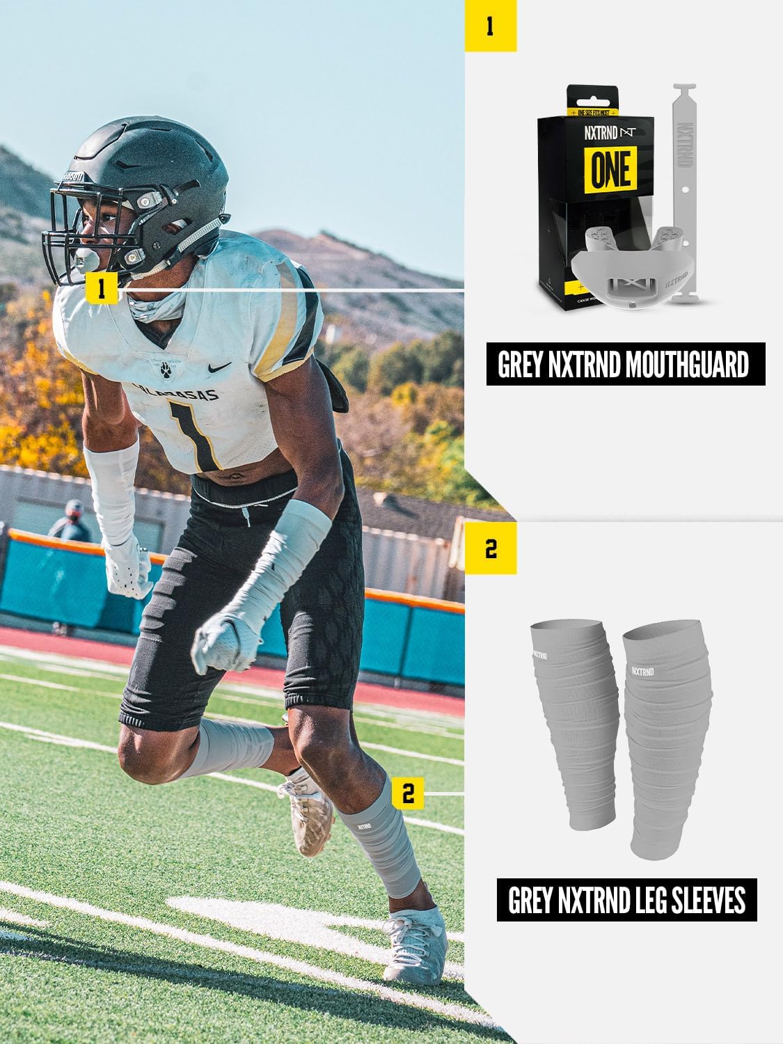 Stylish Compression Leg Sleeves for Football More