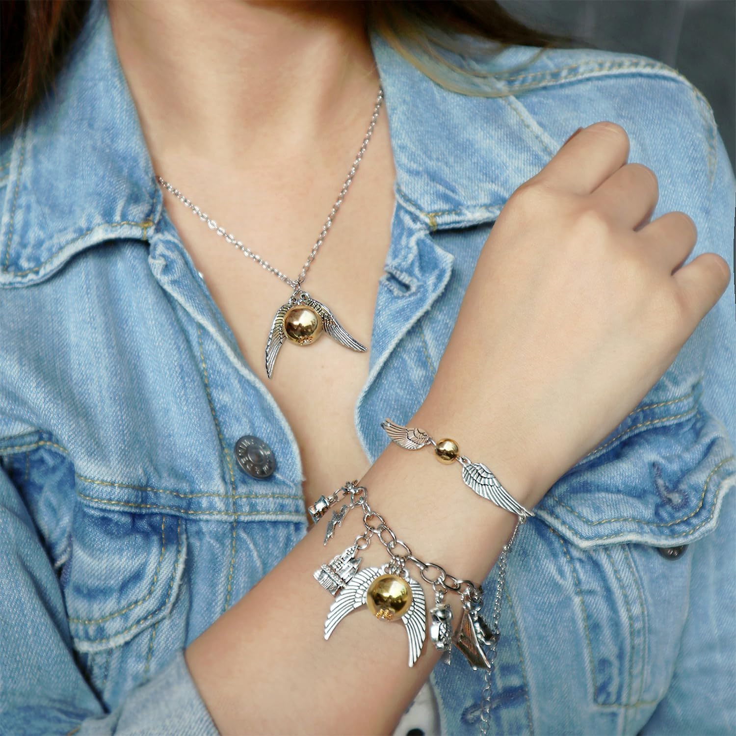Fancy Space Wizardry- Themed Adjustable Charm Bracelet Set for Kids and Adults