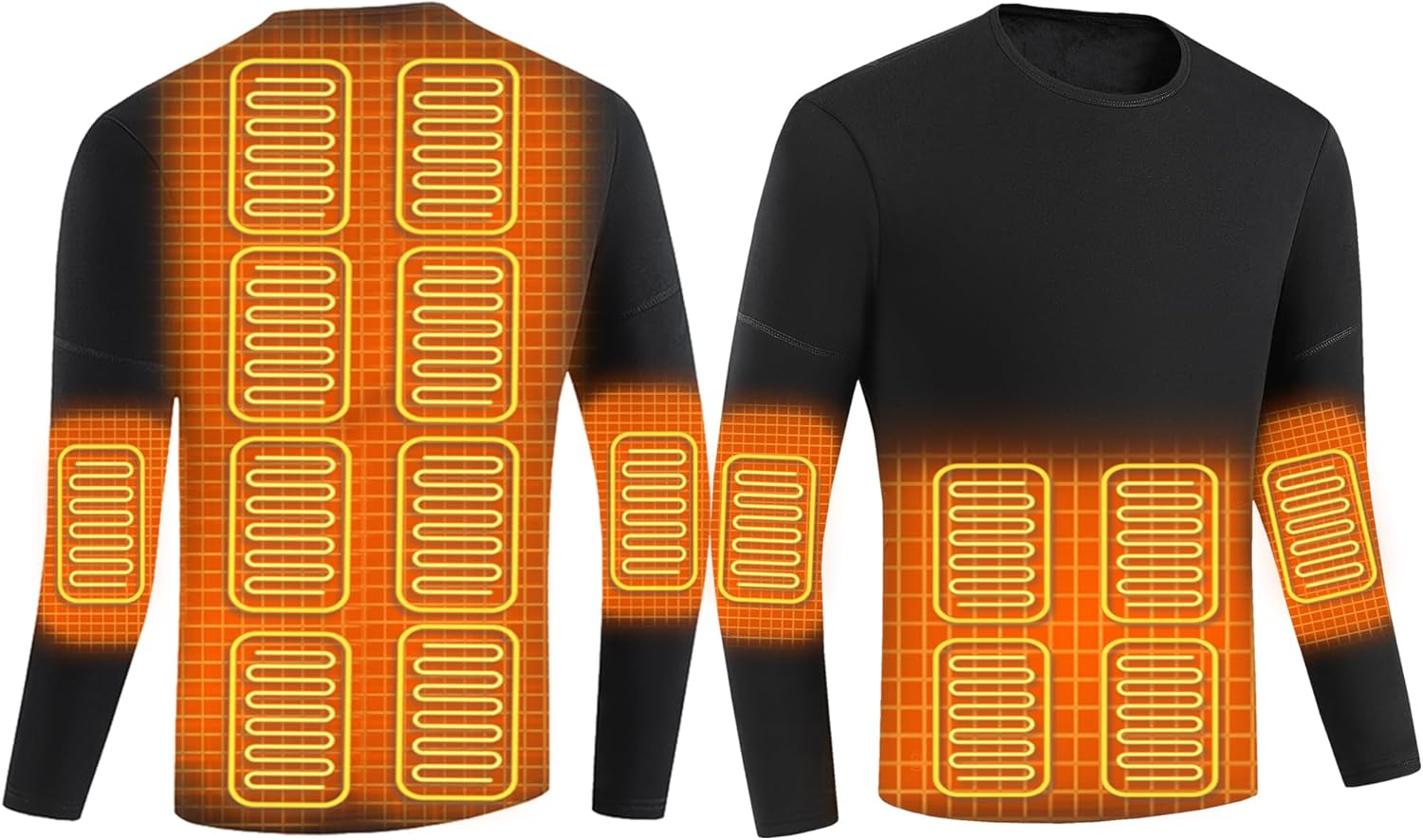Heated Thermal Shirt for Men with 16 Heating Zones under_CB