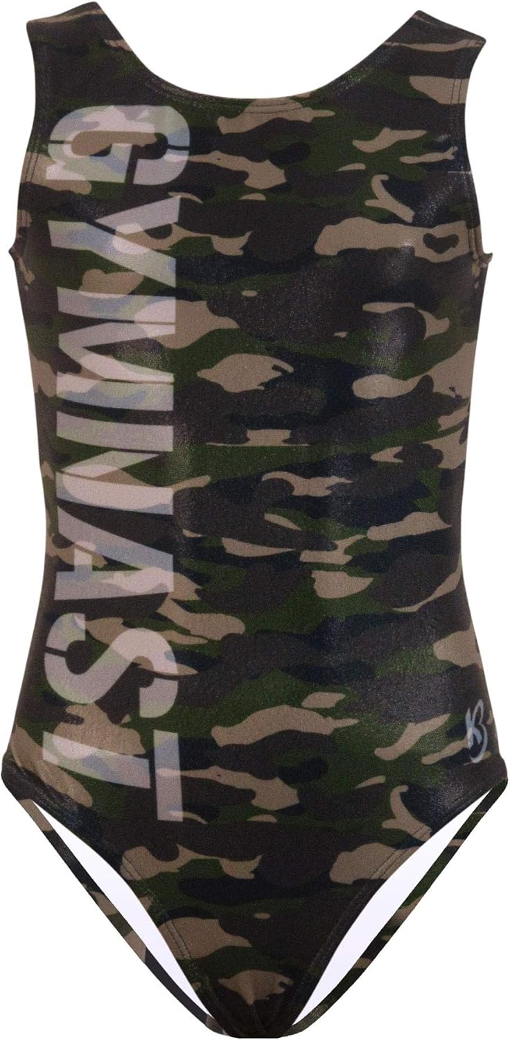 Camouflage Girls Gymnastics Leotard