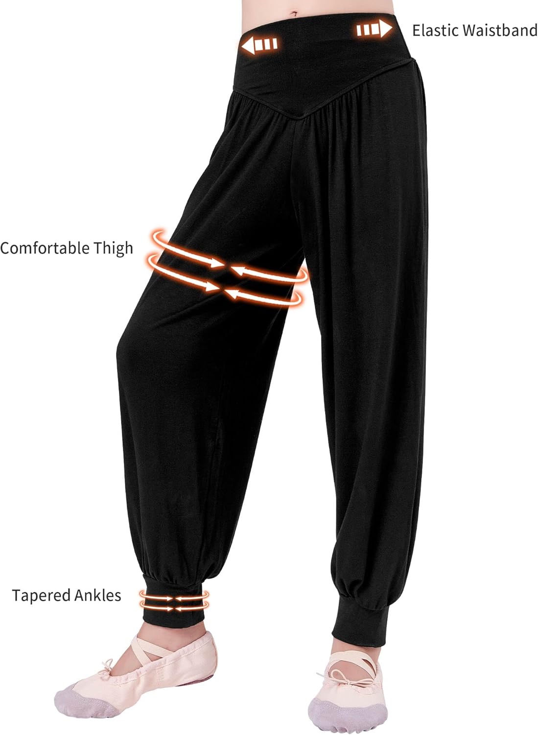 Phoeswan Kids Harem Pants Soft Stretchy and Trendy for Boys and Girls