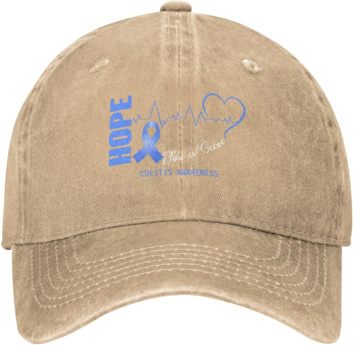 Hope for a Cure Colitative Awareness Baseball Cap