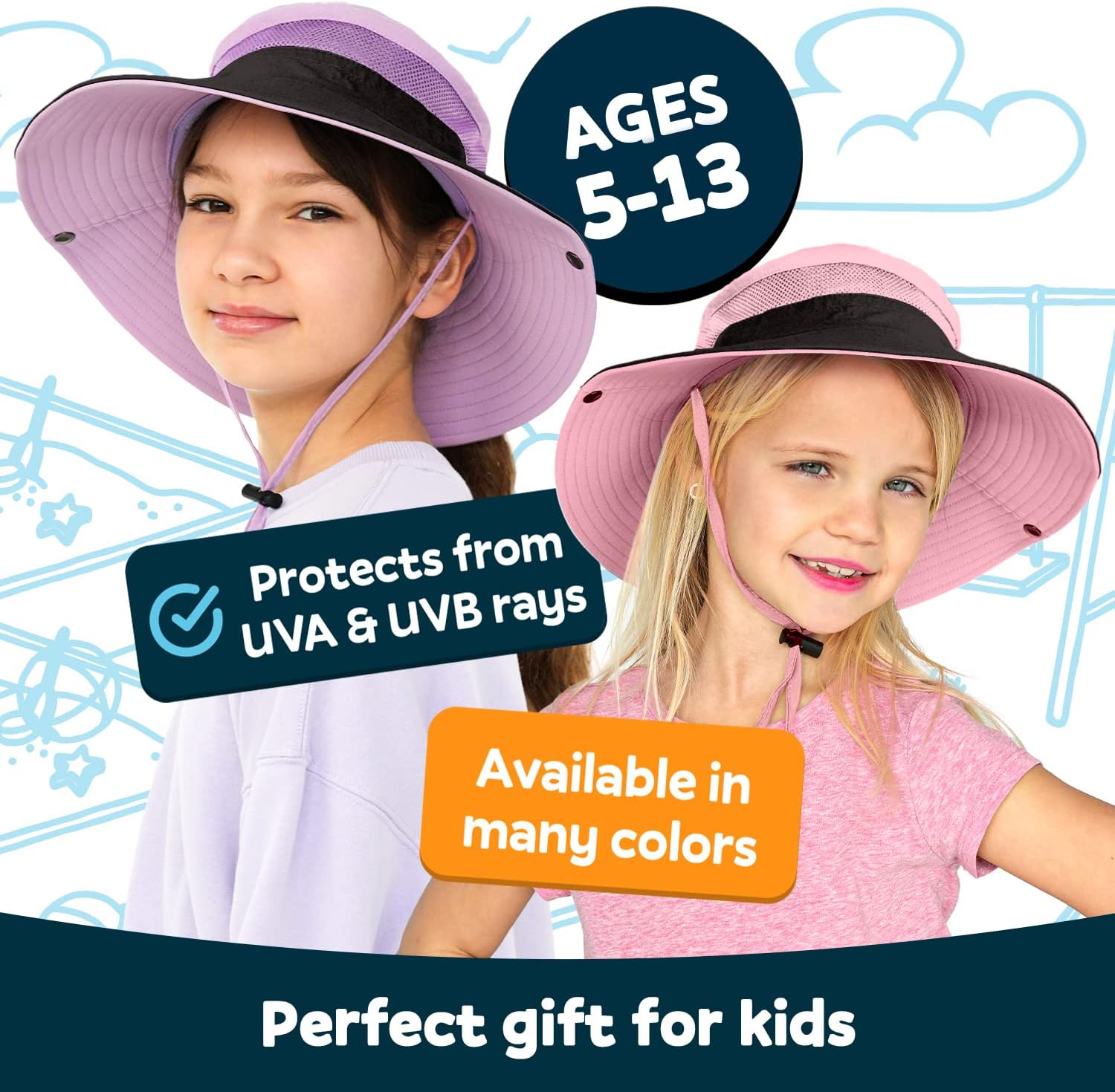 GearTOP Kids Sun Hat UPF 50