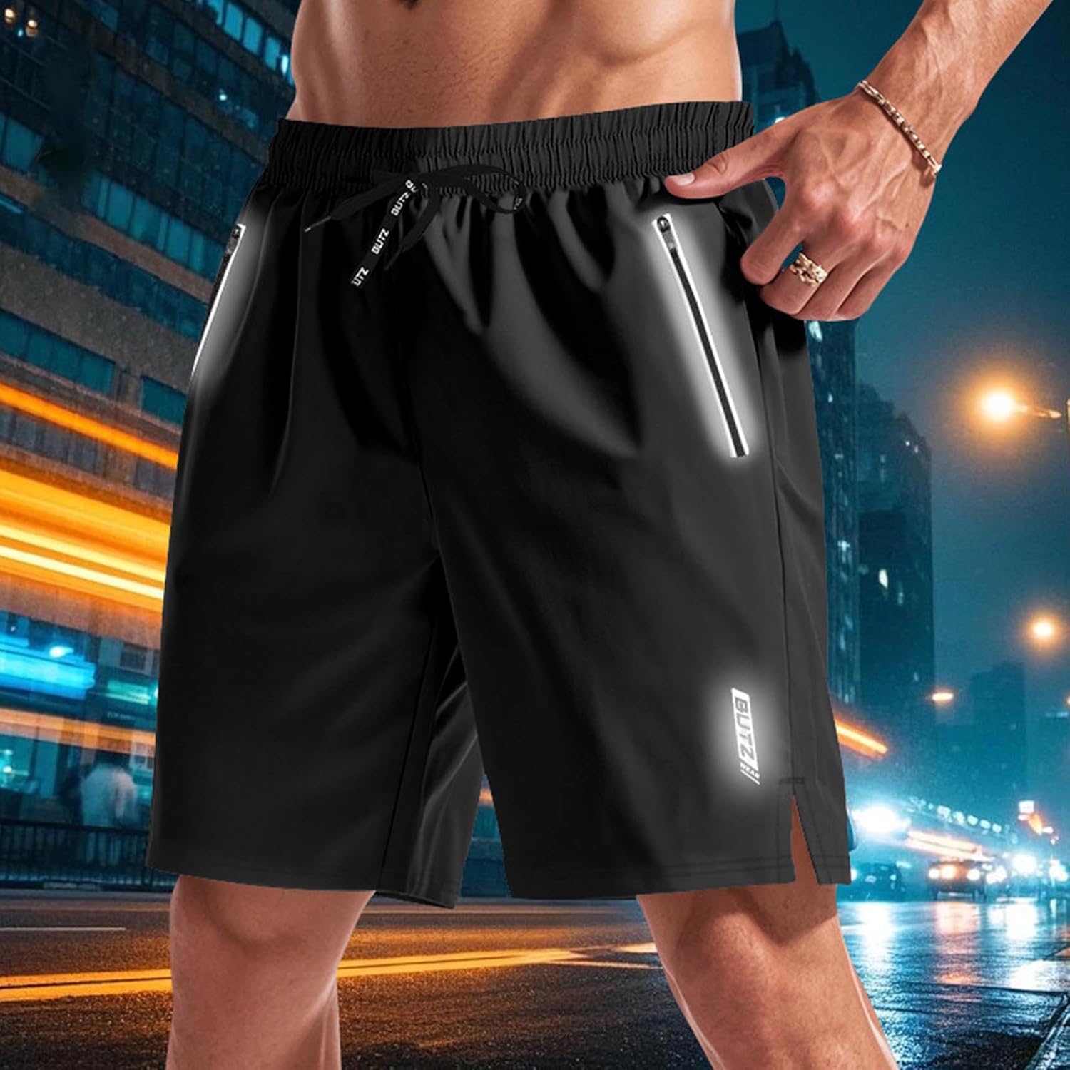 Mens Lightweight Quick Dry 5 Odds Shorty Shorts