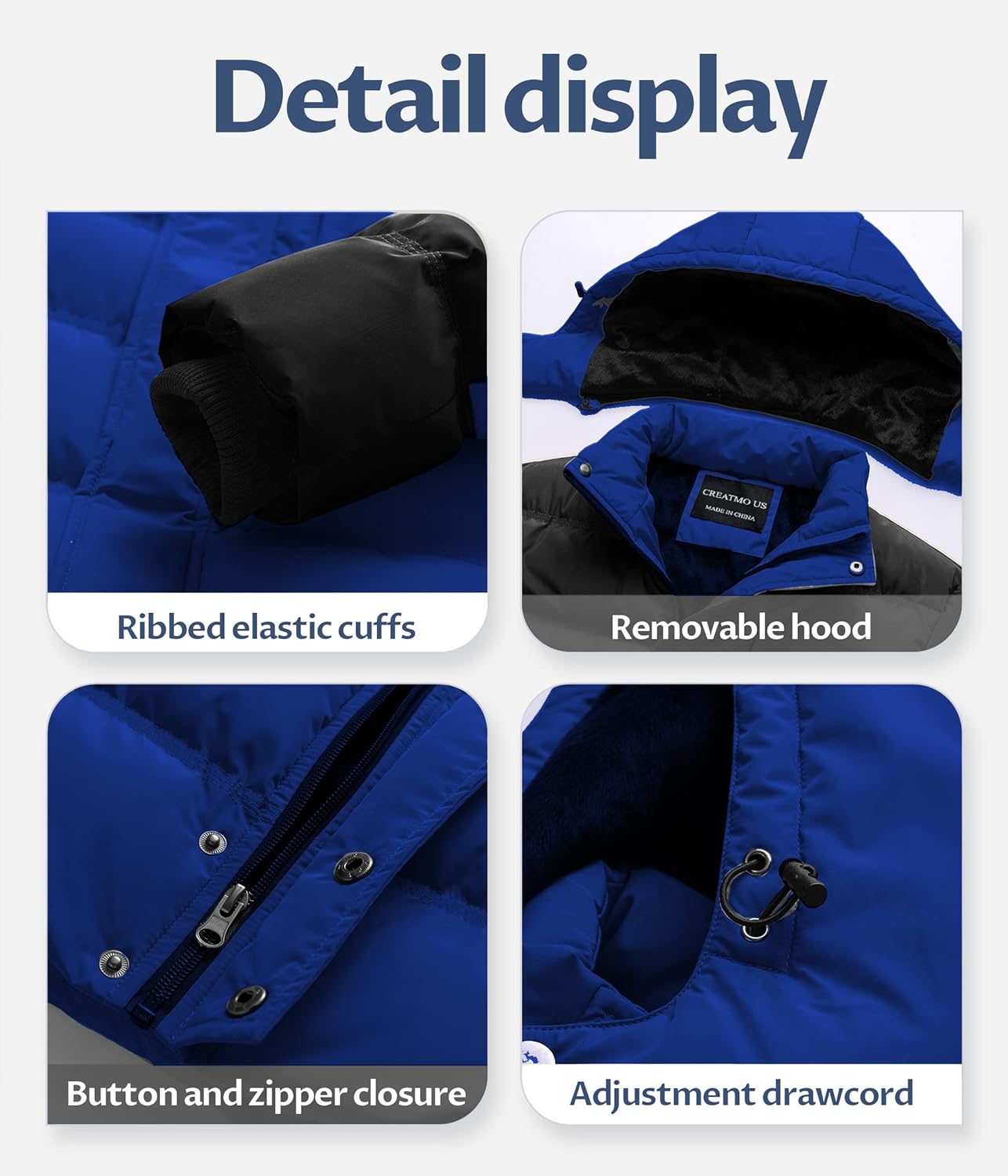 Warm B Insulated Parka Winter Jacket
