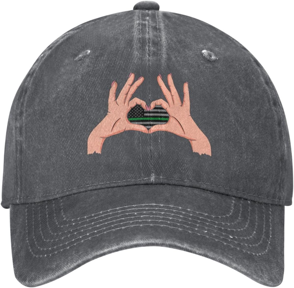 Holding A Heart United States Flag Baseball Cap