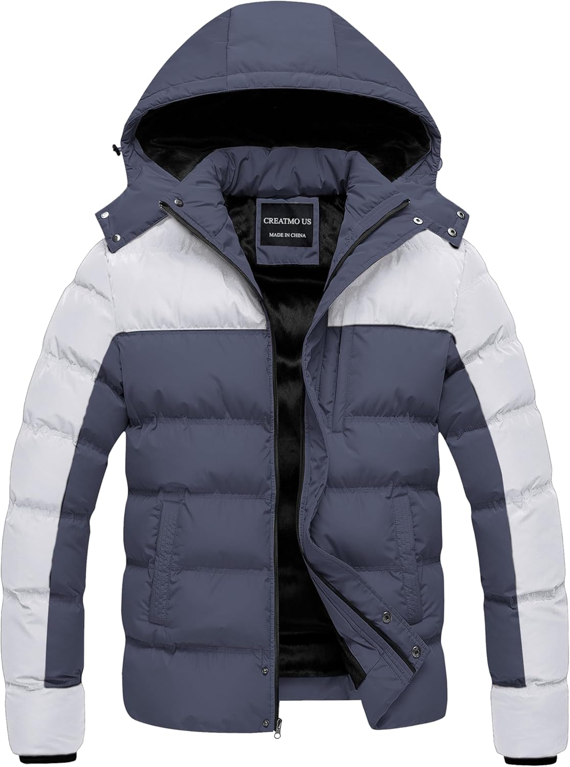 Mens Puffer Jacket Waterproof Winter Parka