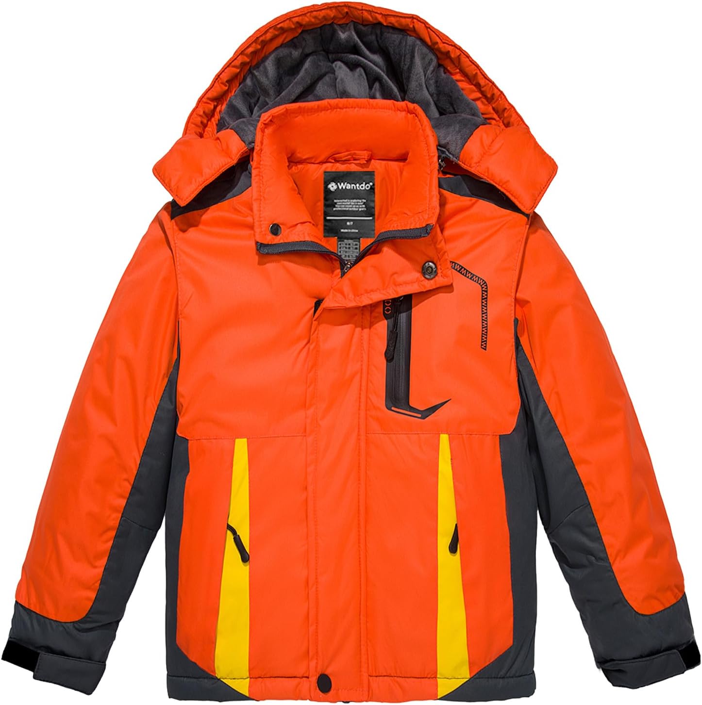 WantDo Boys Waterproof Ski Jacket