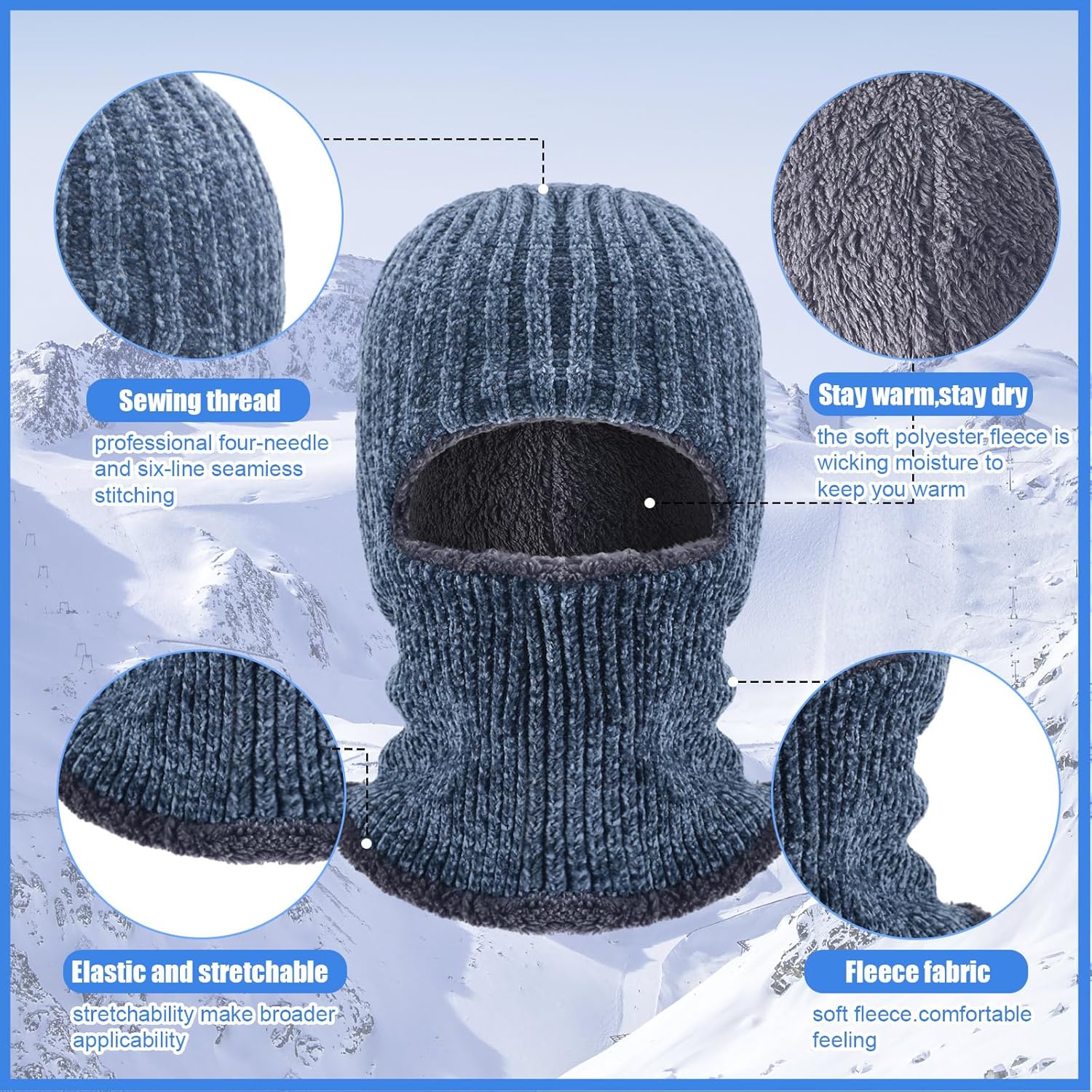 Sleek Ski Mask for Kids