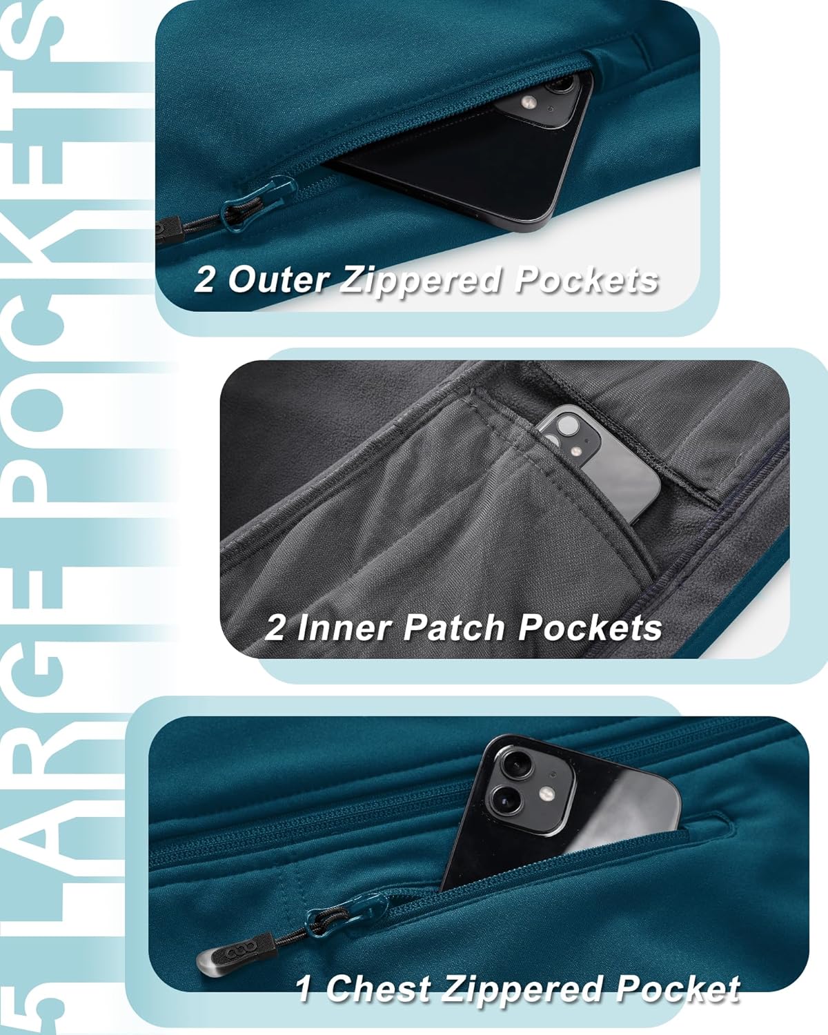 33000ft Womens Windproof Fleece Veste