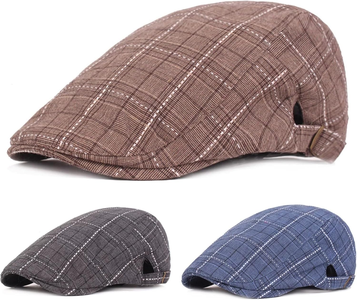 Adjustable Flat-Collared Cabie Hat for Men