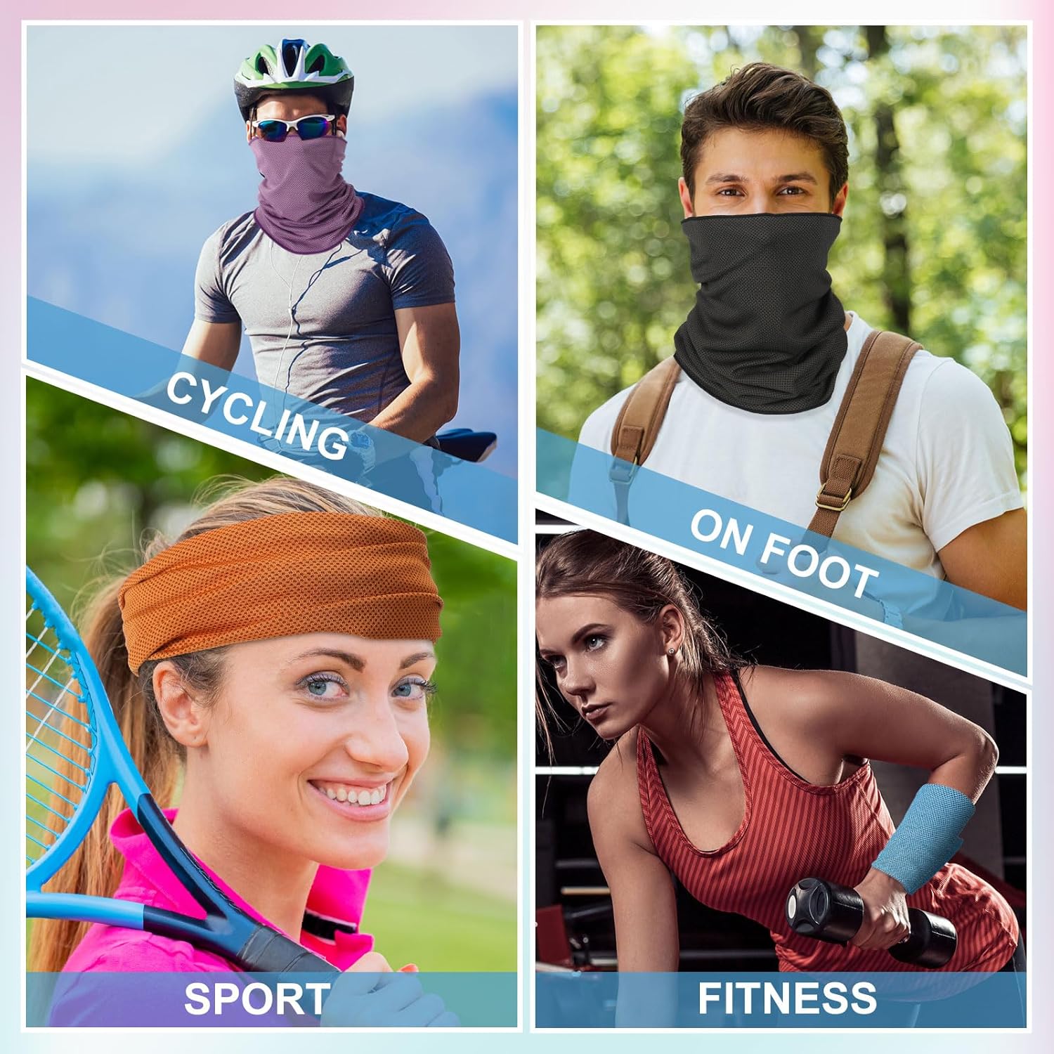 Cooling Neck Gaiter for Outdoor Activities
