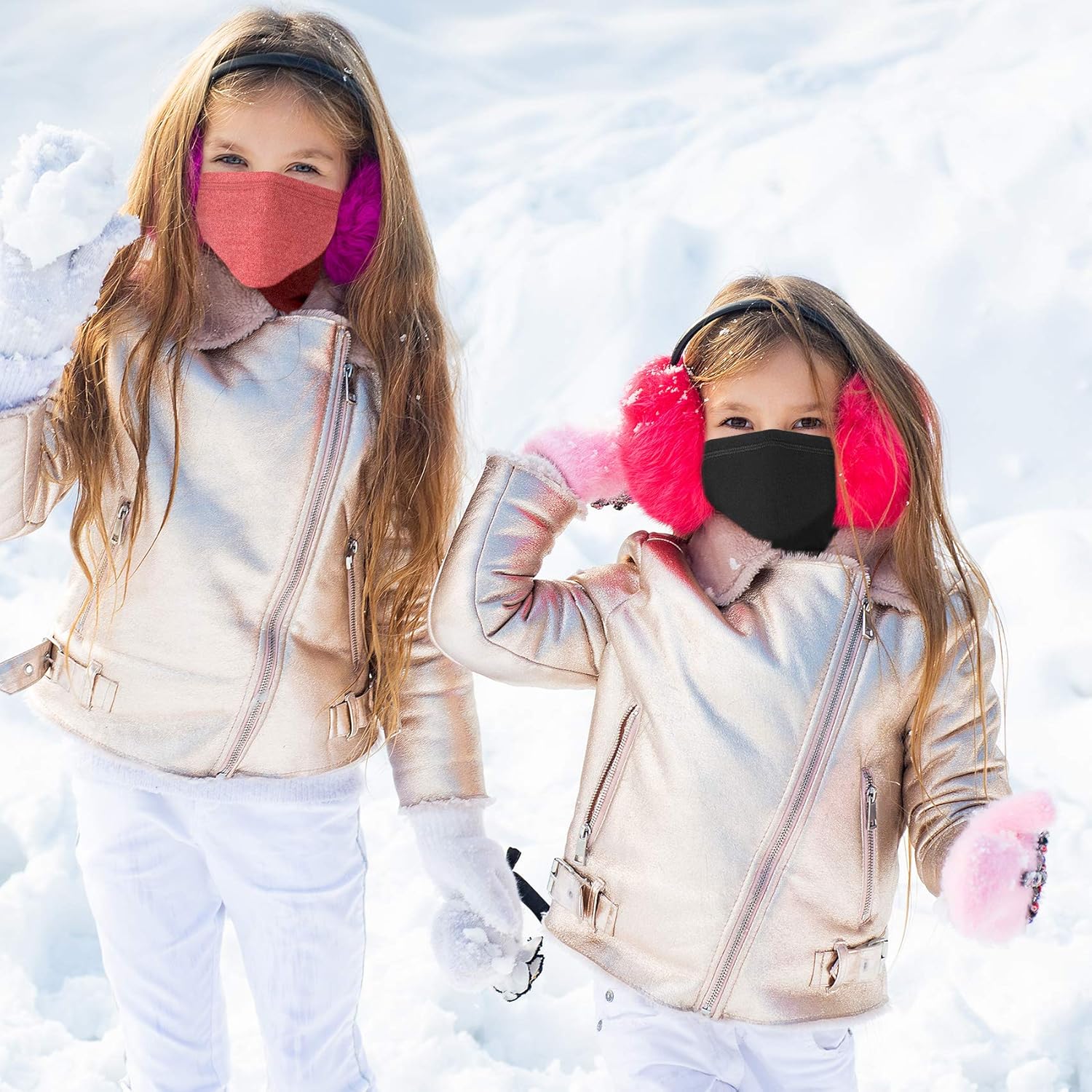 Perfect Gift for Kids 4-Piece Windproof Gaiter Set