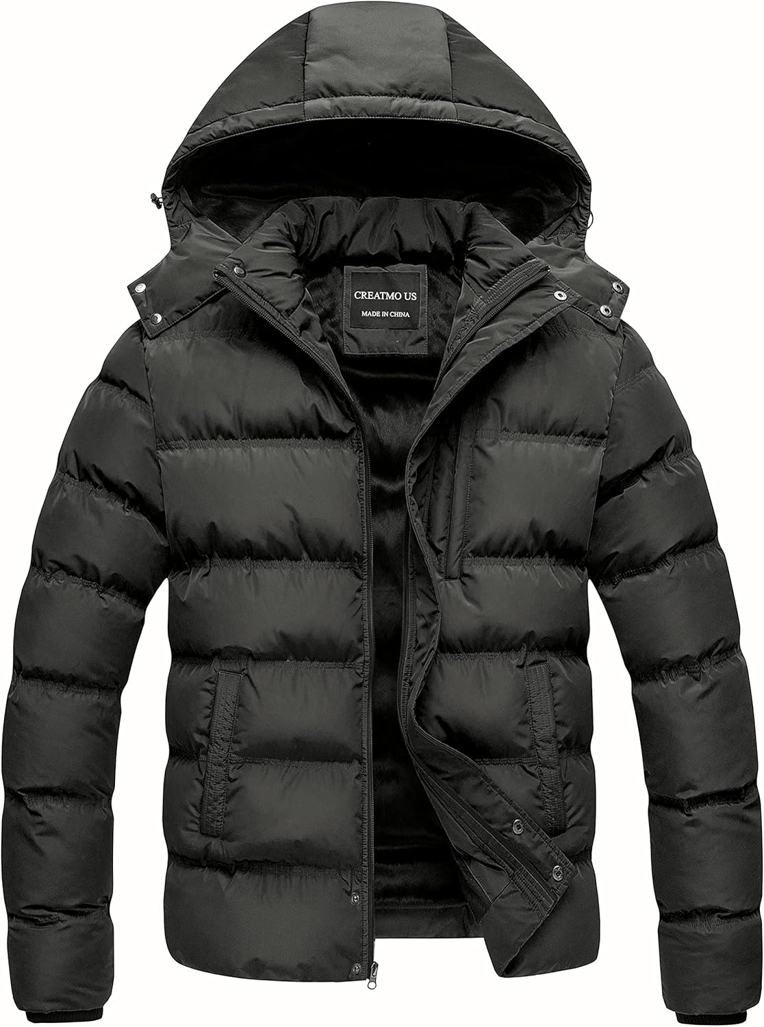 CREATMO US Mens Waterproof Winter Parka Jacket
