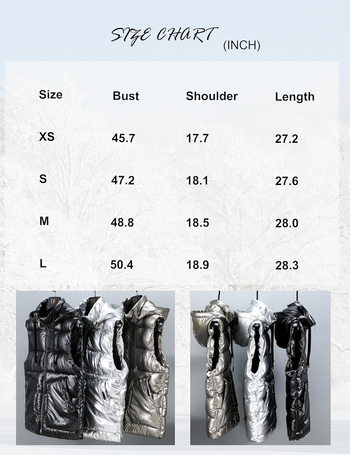 Quick-Dry Water Repellent Puffer Vest with Space POD Big-Hitting