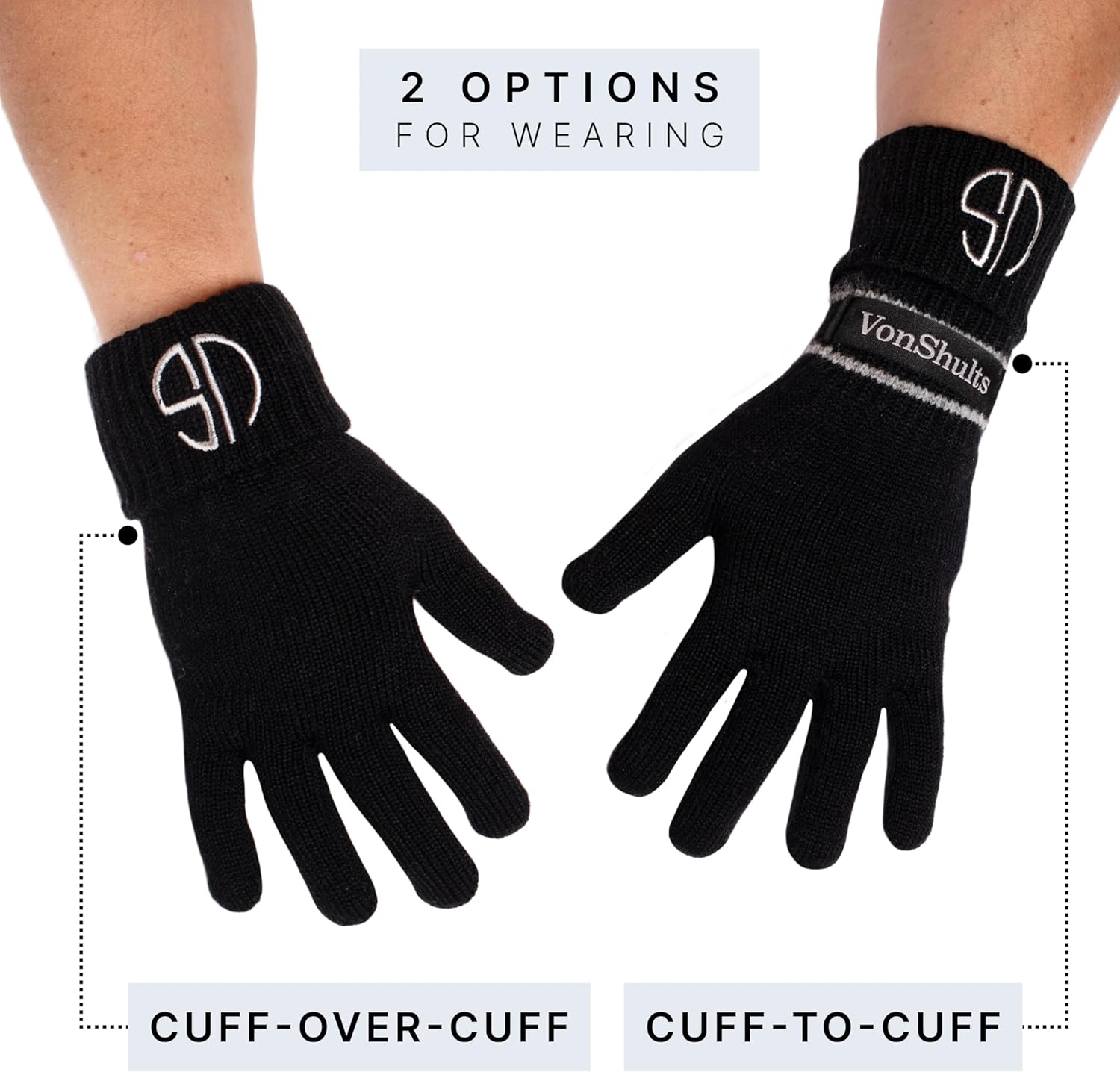 Merino Wool Winter Gloves