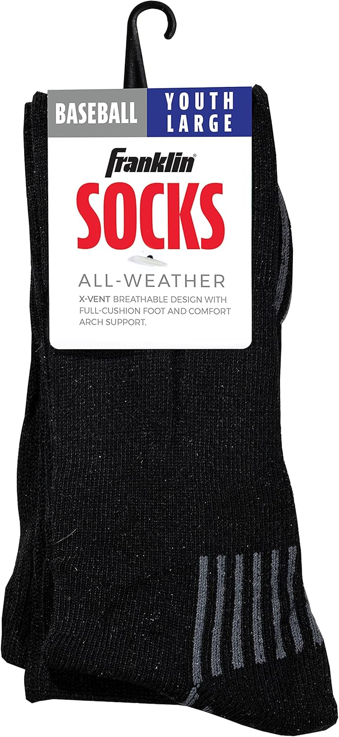 Franklin Sports Youth Baseball Socks for Kids