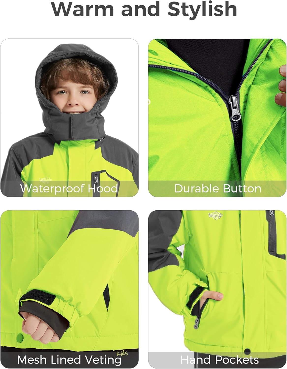 Boys Ski Jacket Overstan