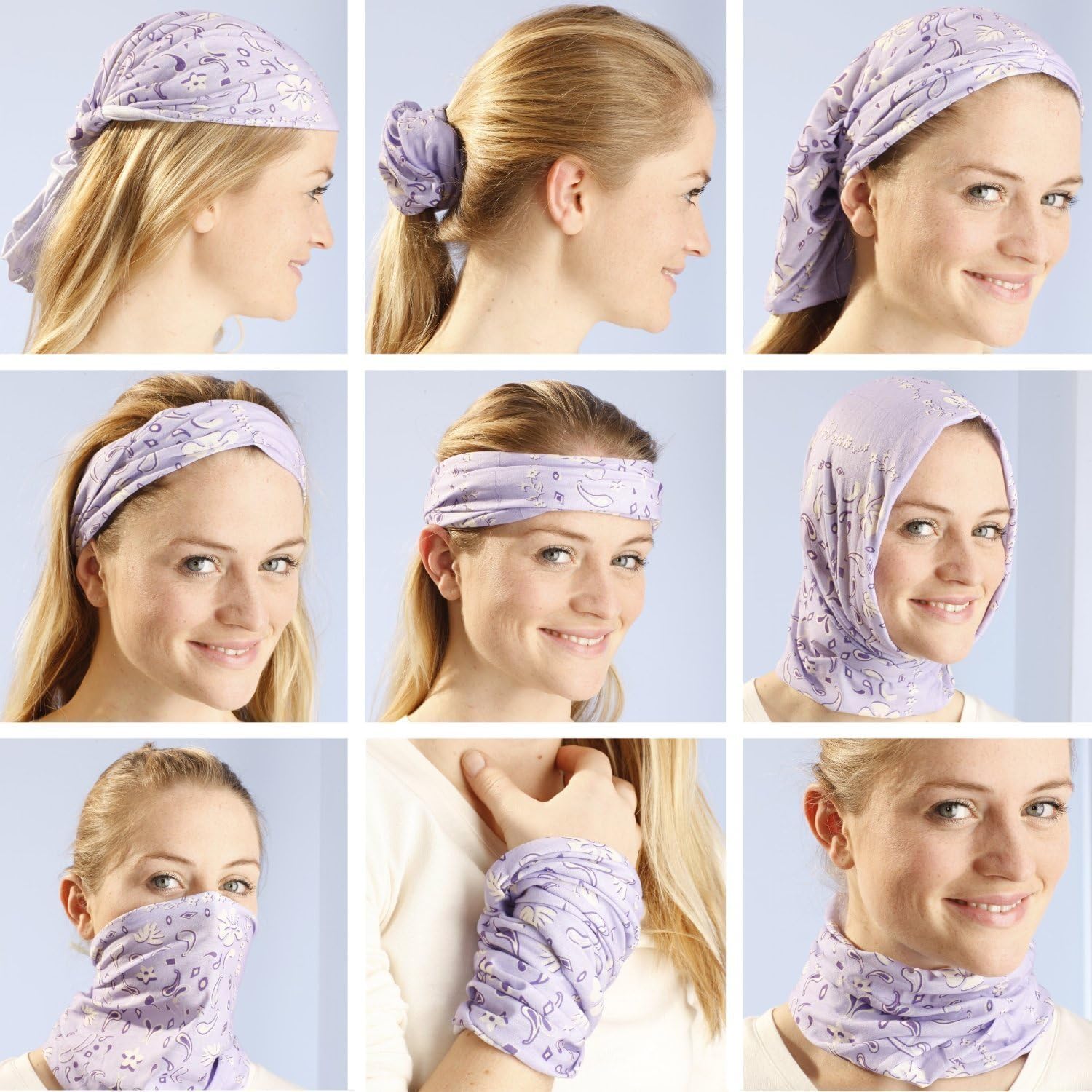 25x48cm neck gaiter headband for Face Mask More