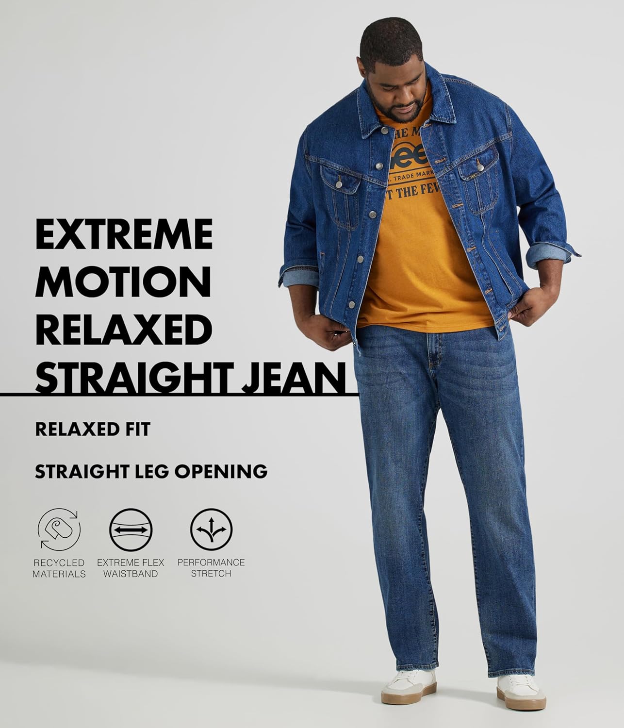 Lee Mens Big Tall Relaxing Jeans