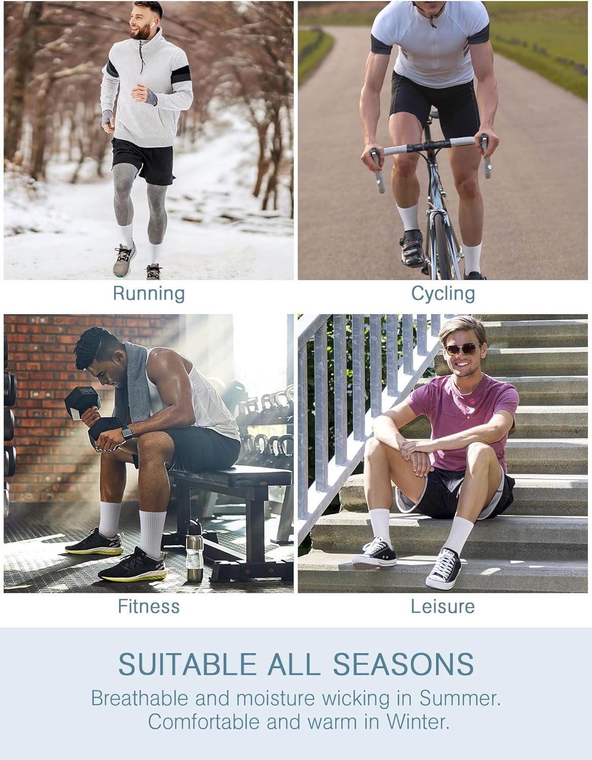 Airacker Performance Calf Socks for Running