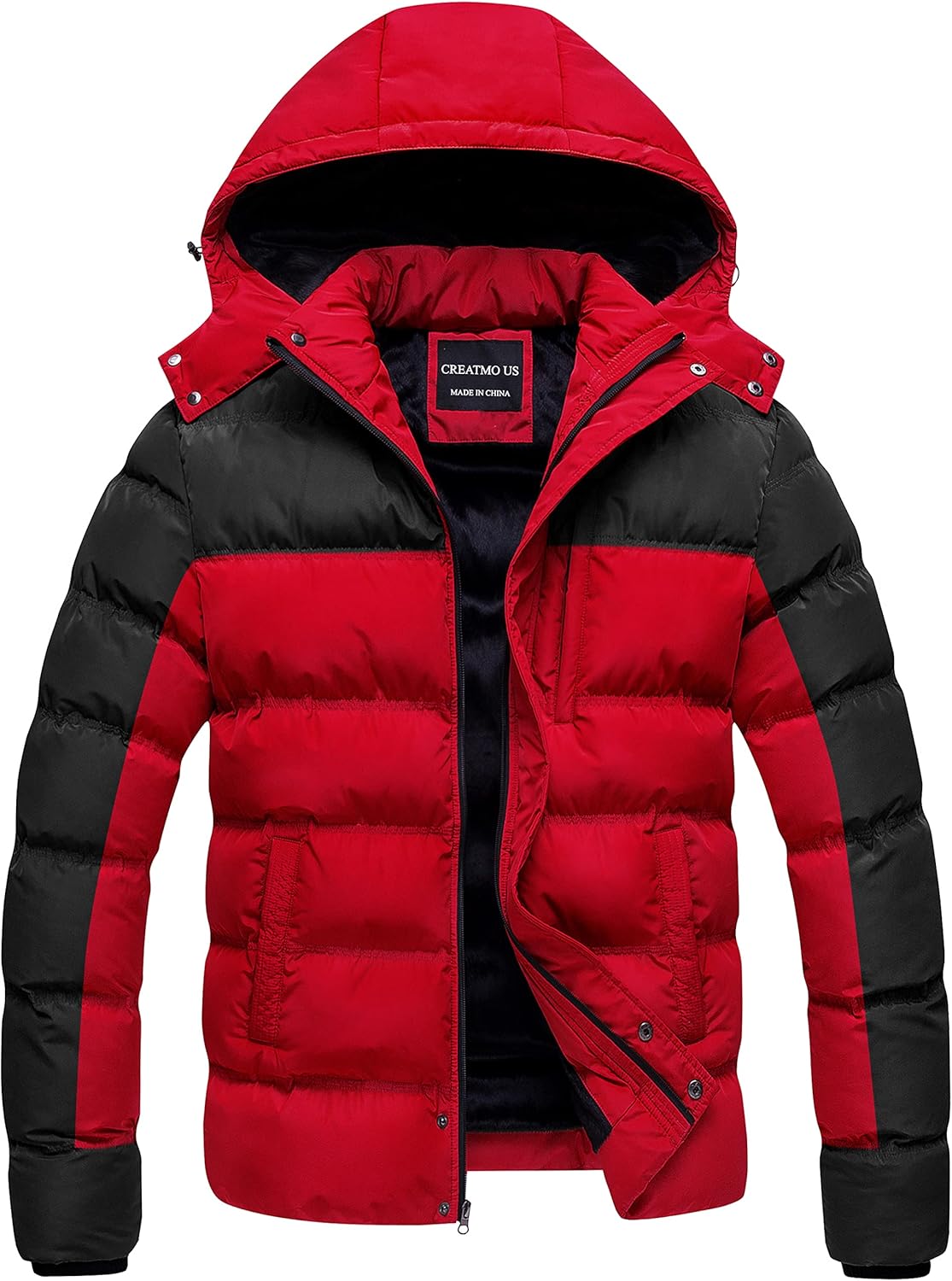 Mens Puffer Jacket Waterproof Winter Parka Jacket Warm Thicken Ski Coat