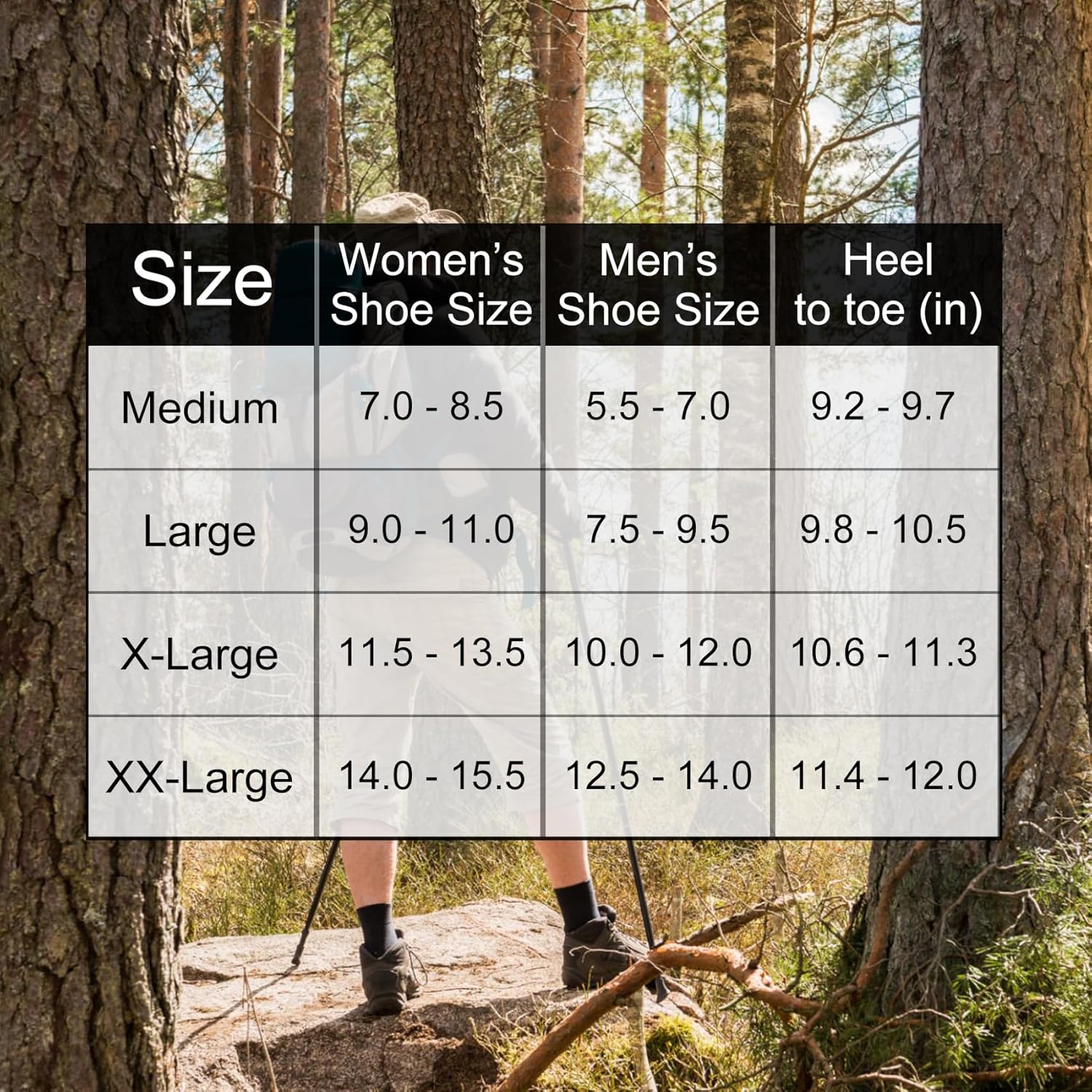 CWVLC Arch Compression Hiking Socks