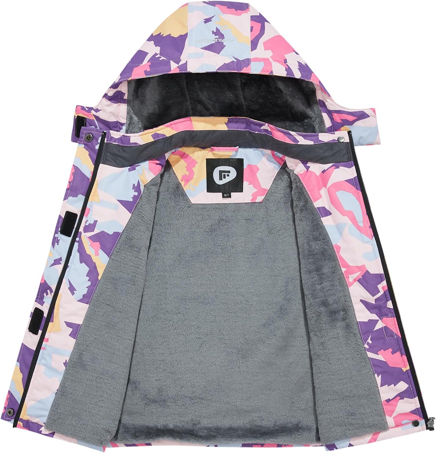 FARVALUE Girls Waterproof Ski Jacket Stay Warm Dry